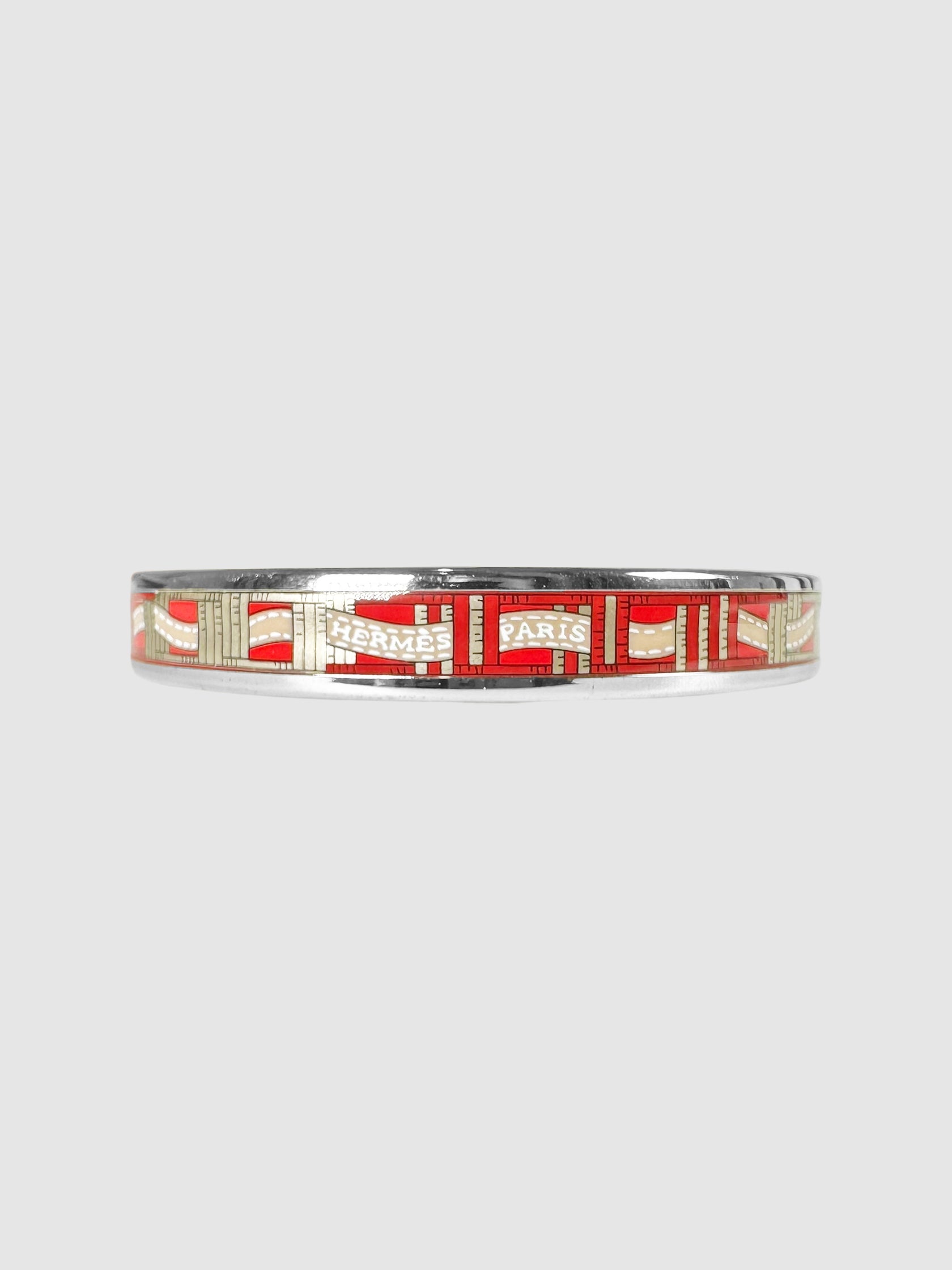Narrow Enamel Bangle