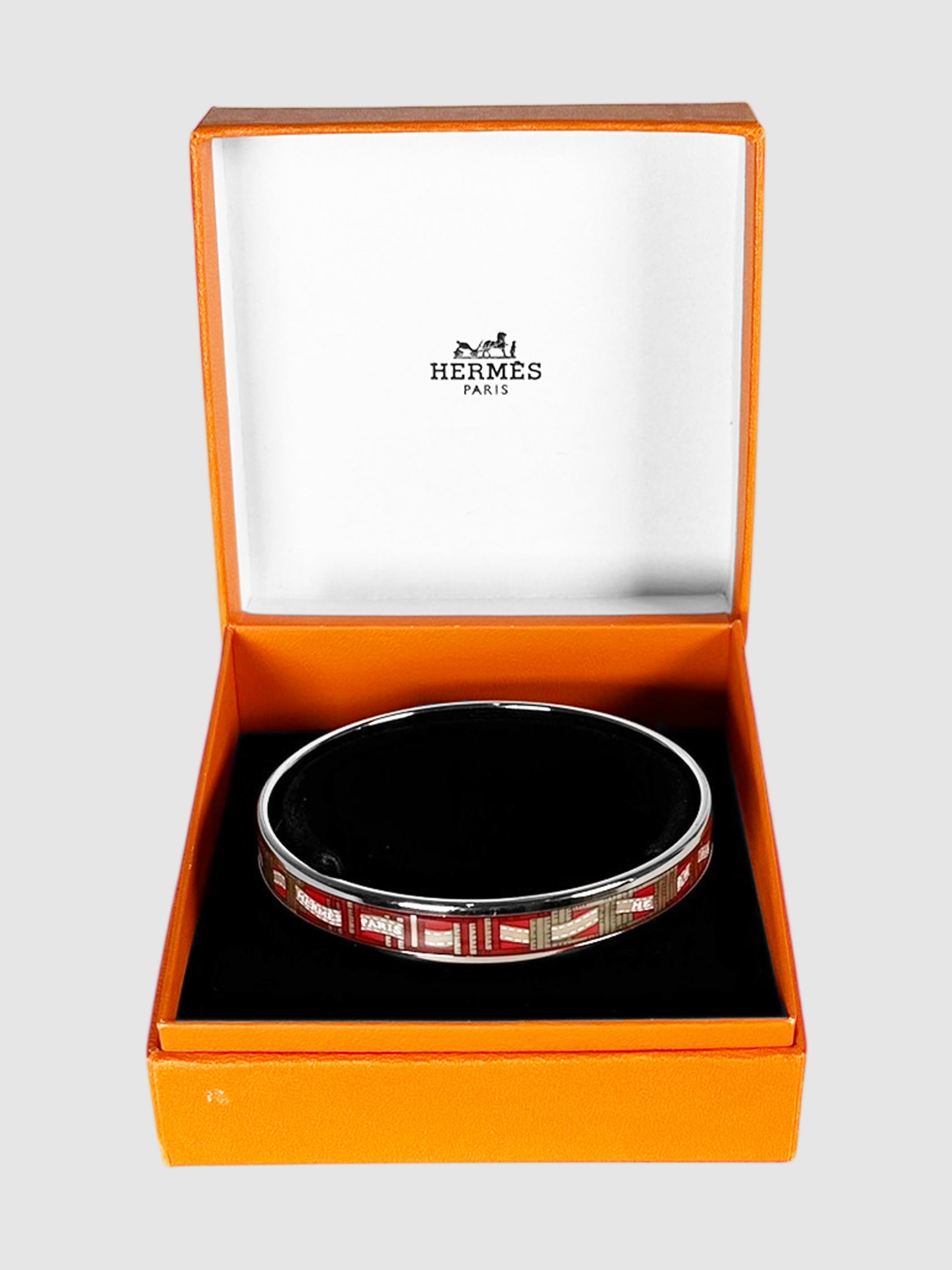 Narrow Enamel Bangle