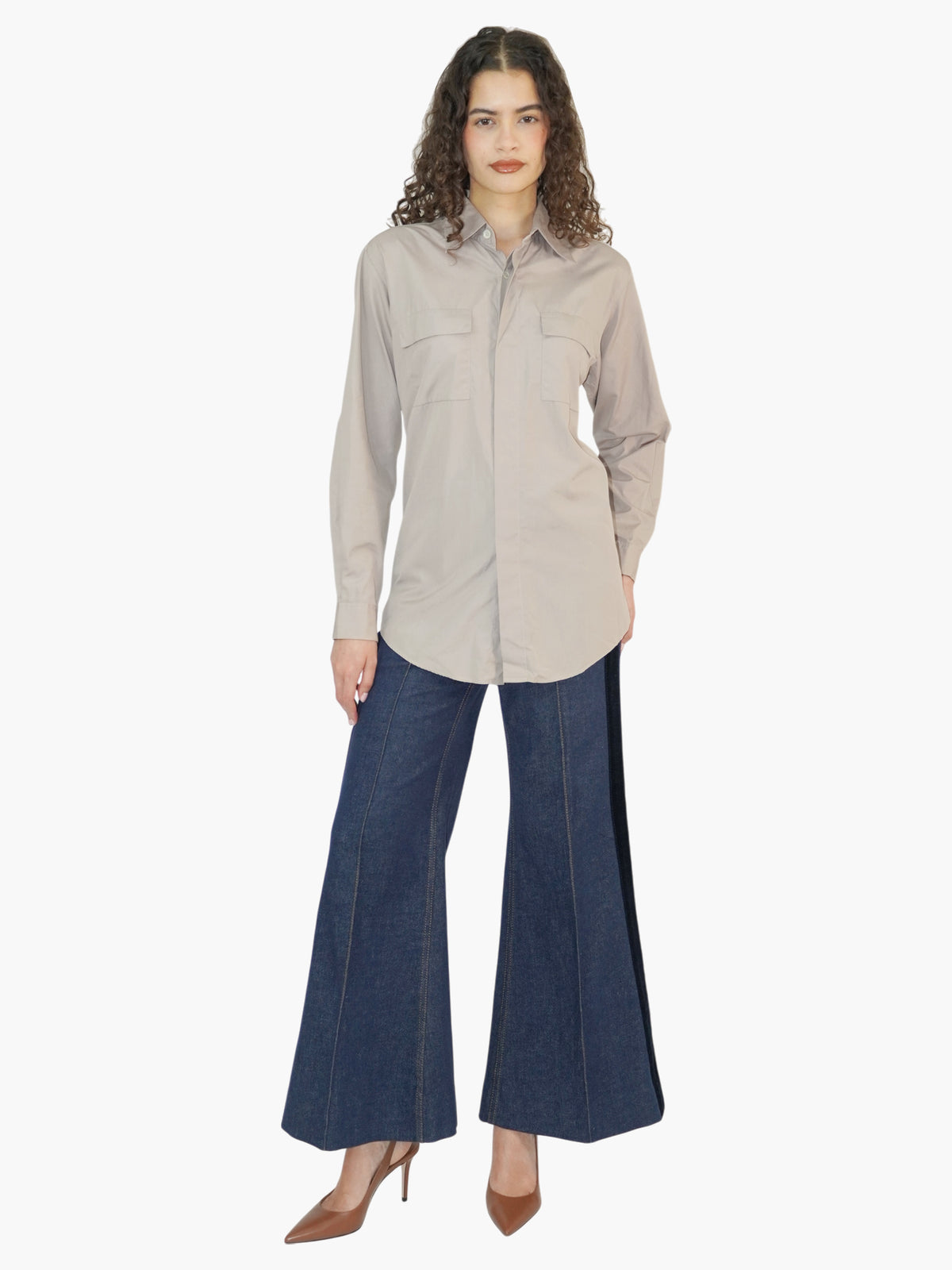 Button-Up Utility Top