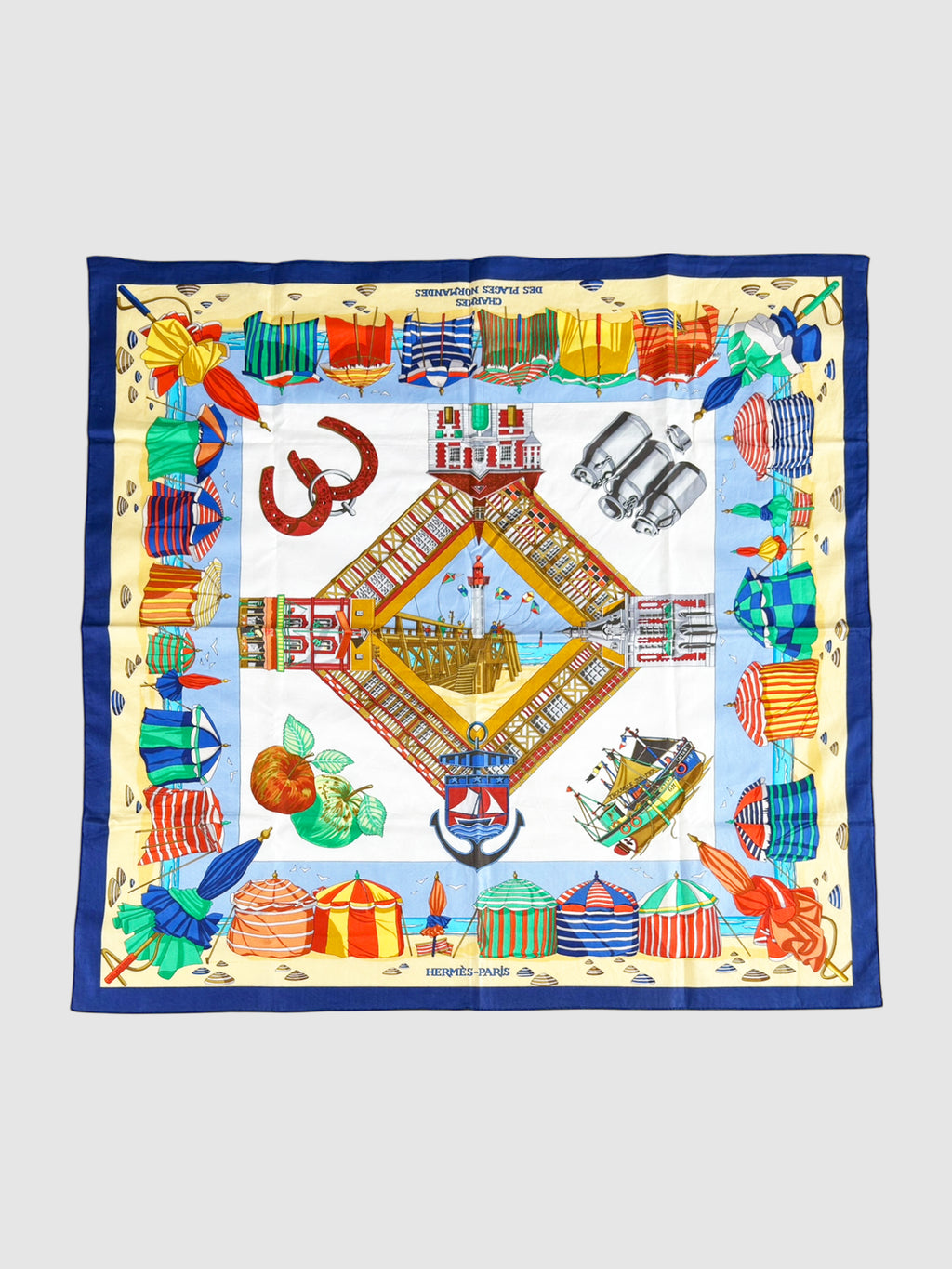 “Charmes des Plages Normandes” Scarf
