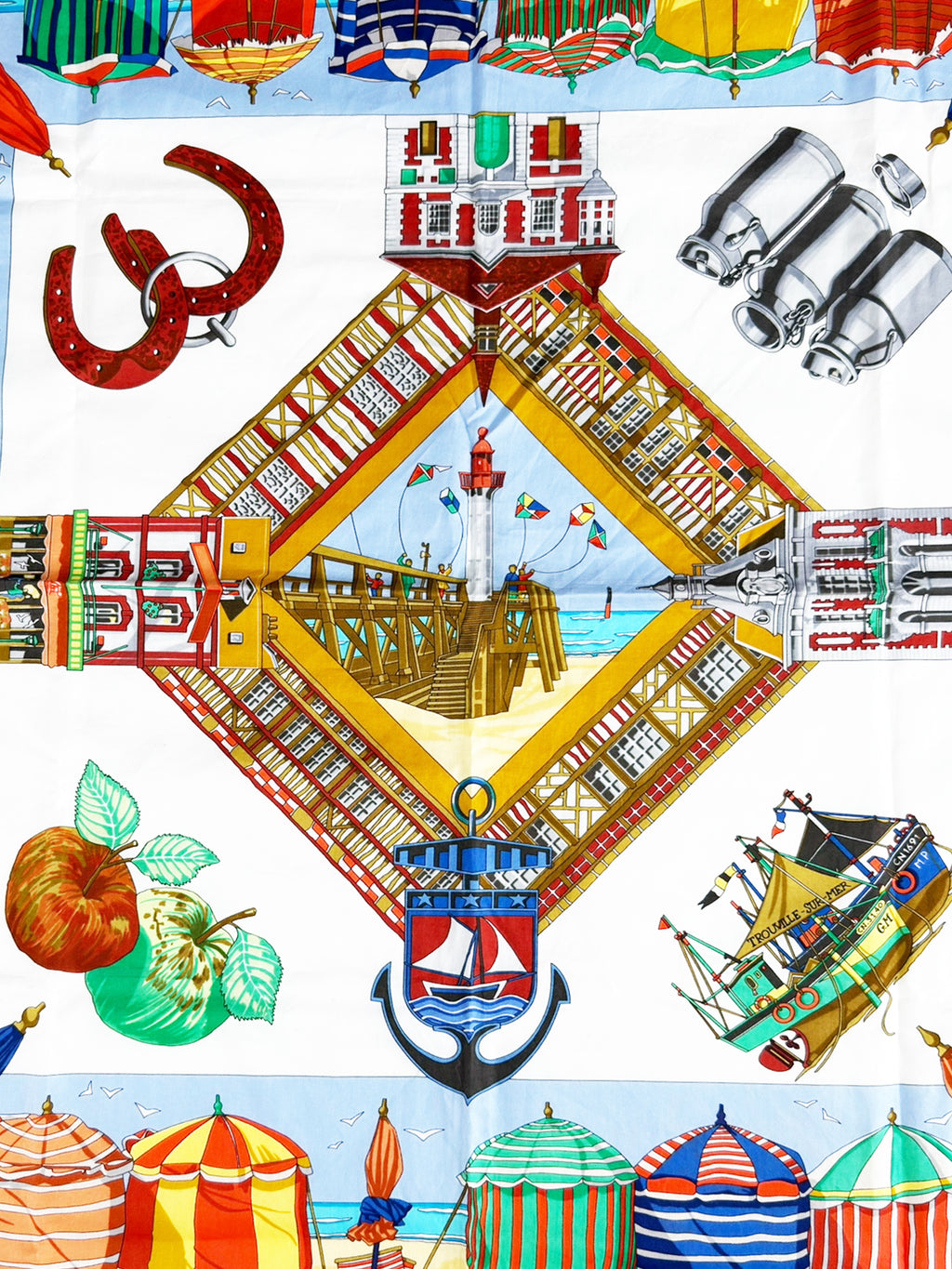 “Charmes des Plages Normandes” Scarf