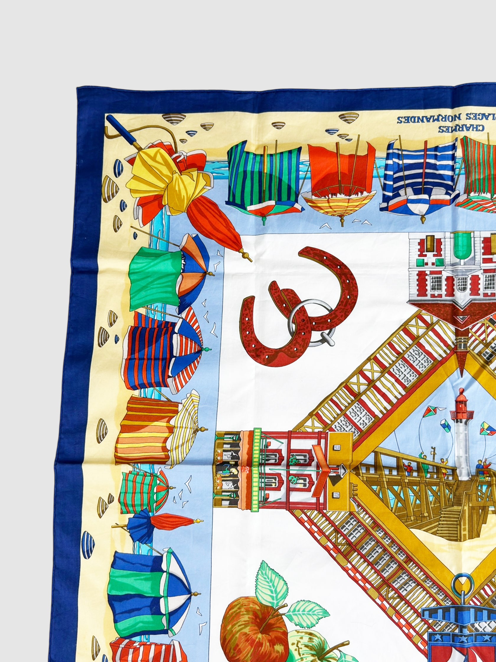 “Charmes des Plages Normandes” Scarf