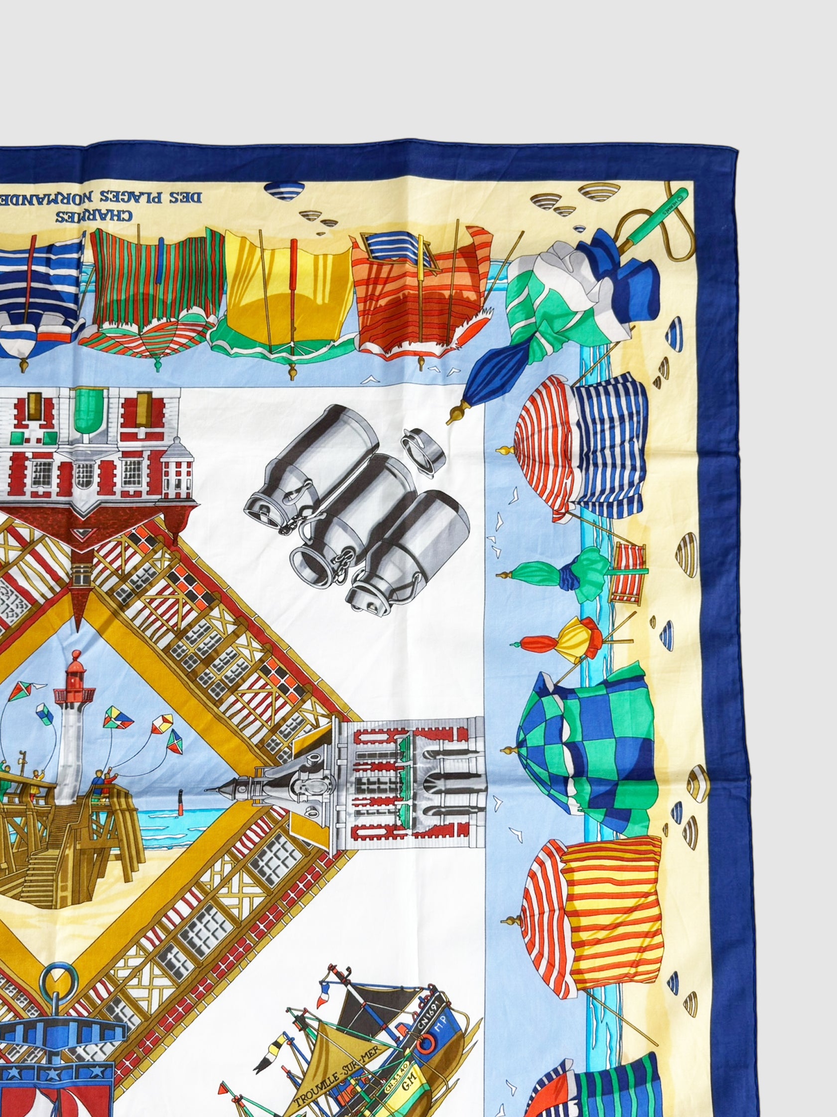 “Charmes des Plages Normandes” Scarf