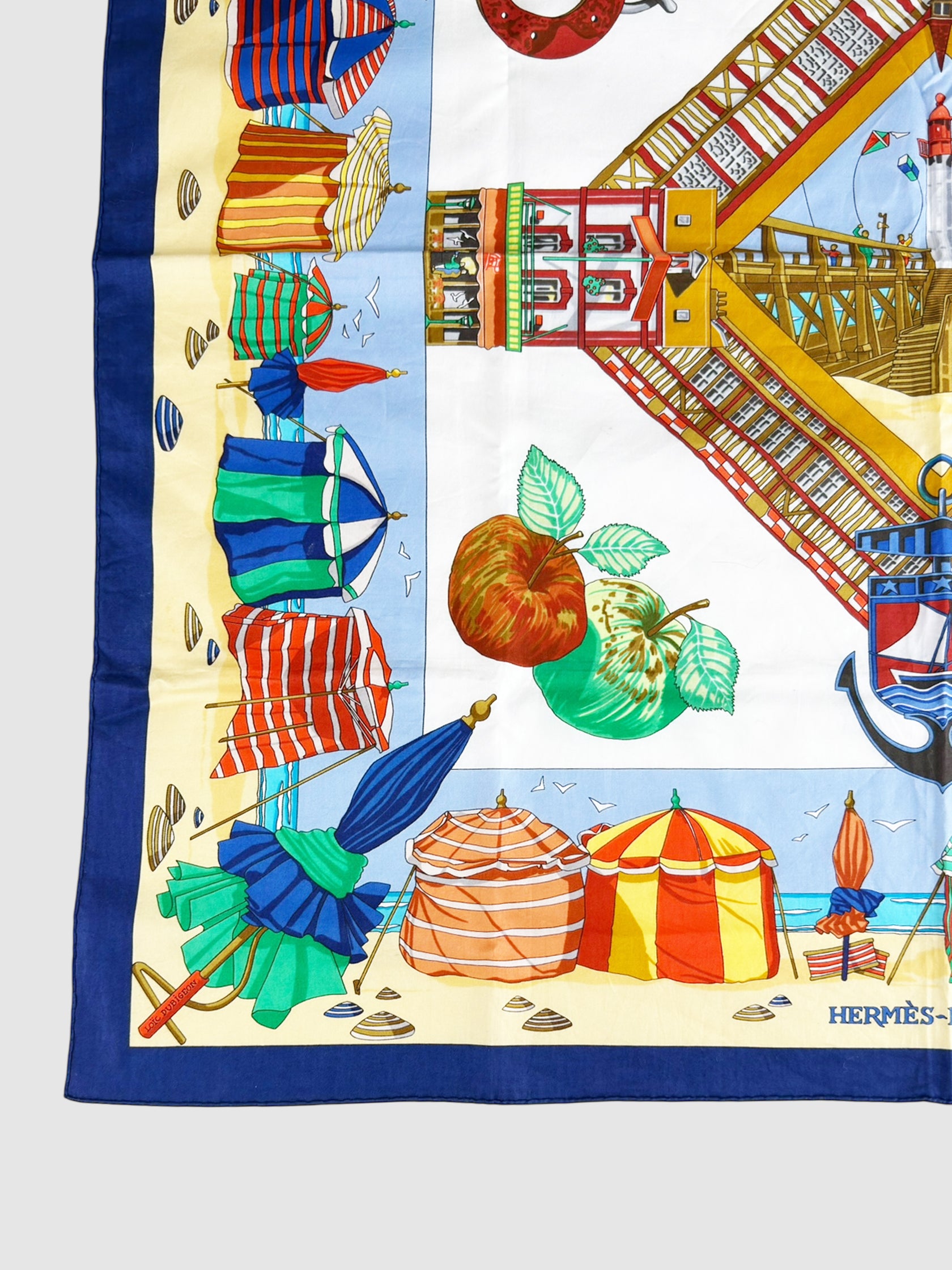 “Charmes des Plages Normandes” Scarf