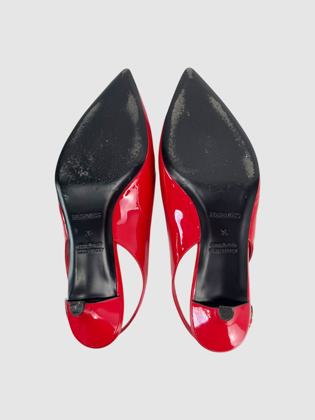 Patent Kitten Heels