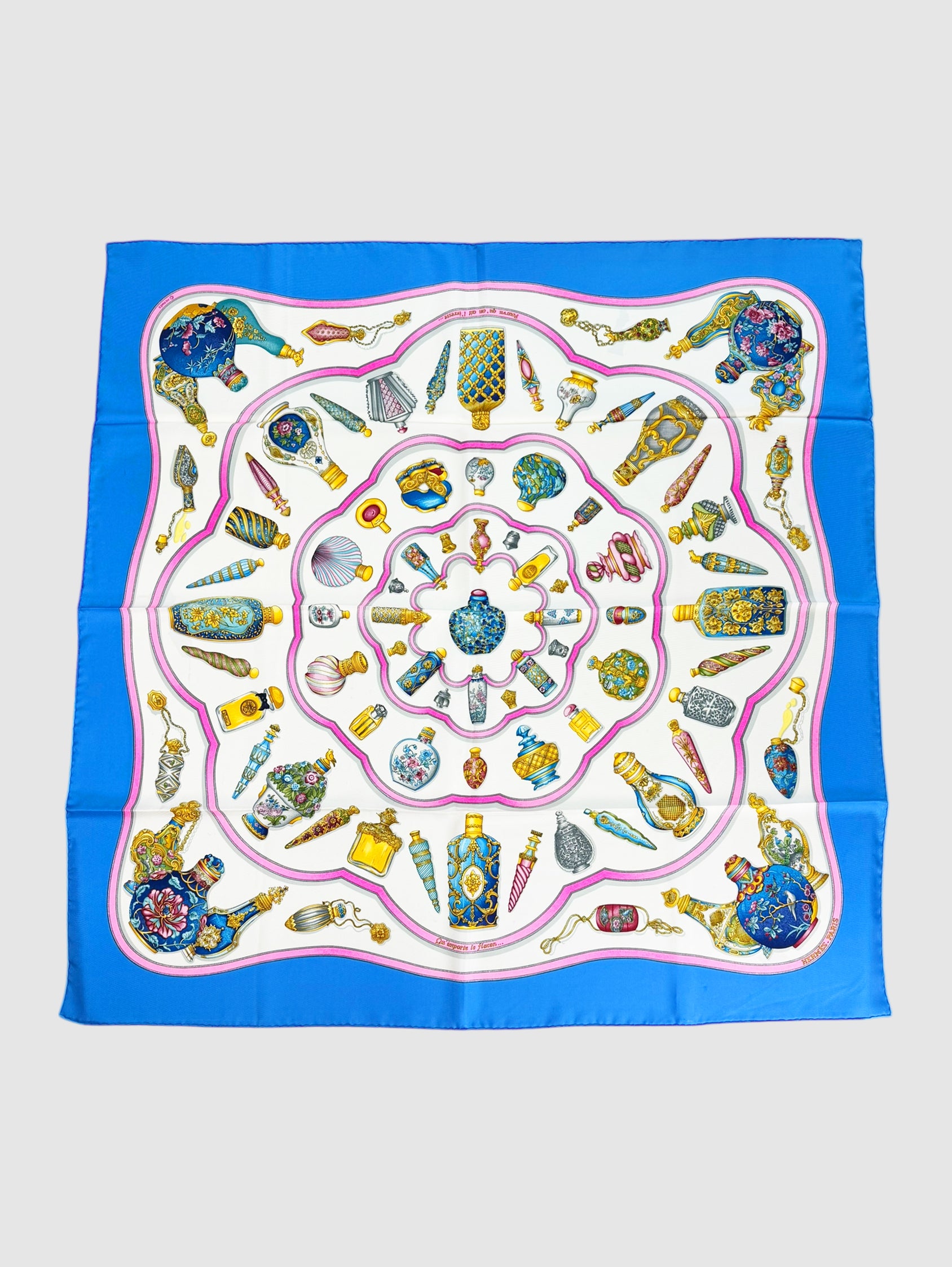 “Qu’importe Le Flacon” Silk Scarf