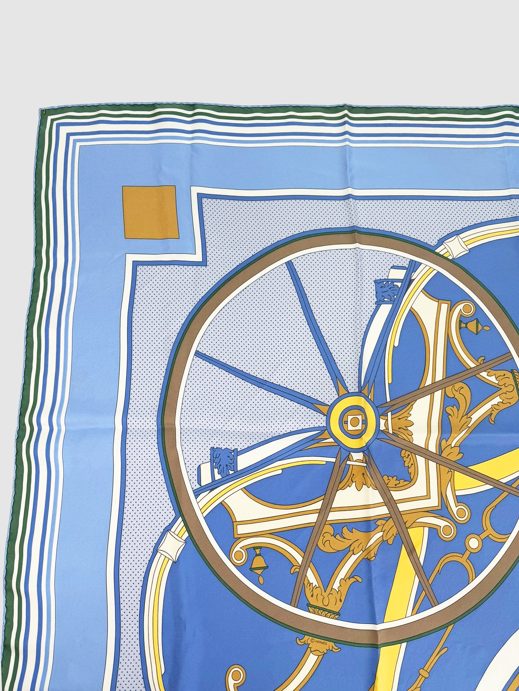 “Washington’s Carriage” Silk Scarf