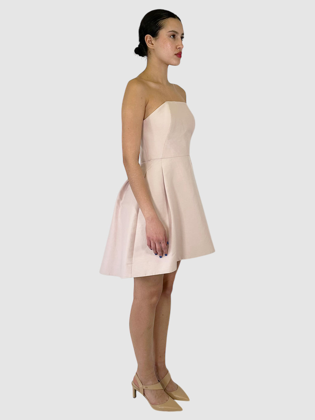 Strapless A-Line Mini Dress - Size 6