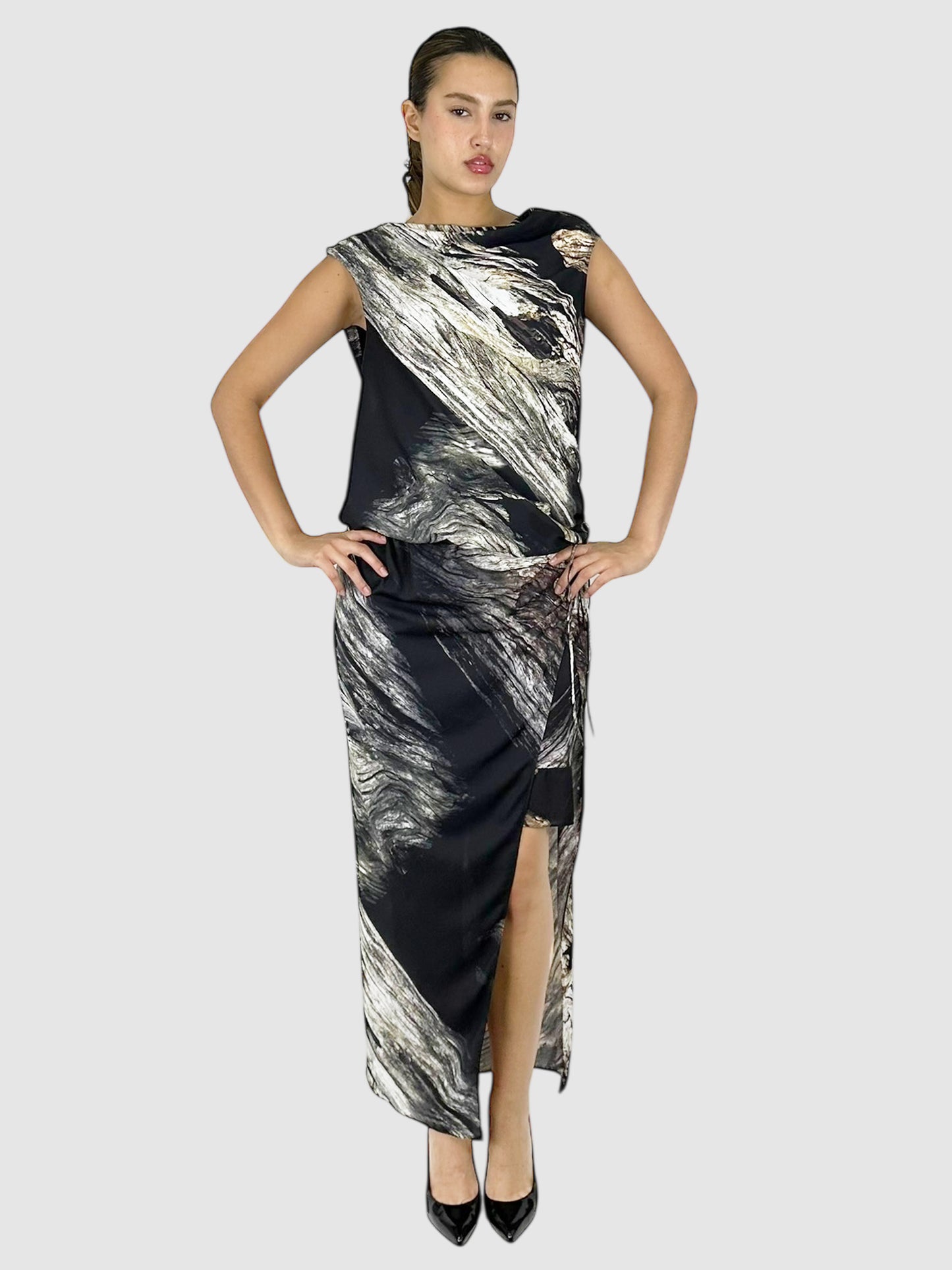 Drift Print Dress