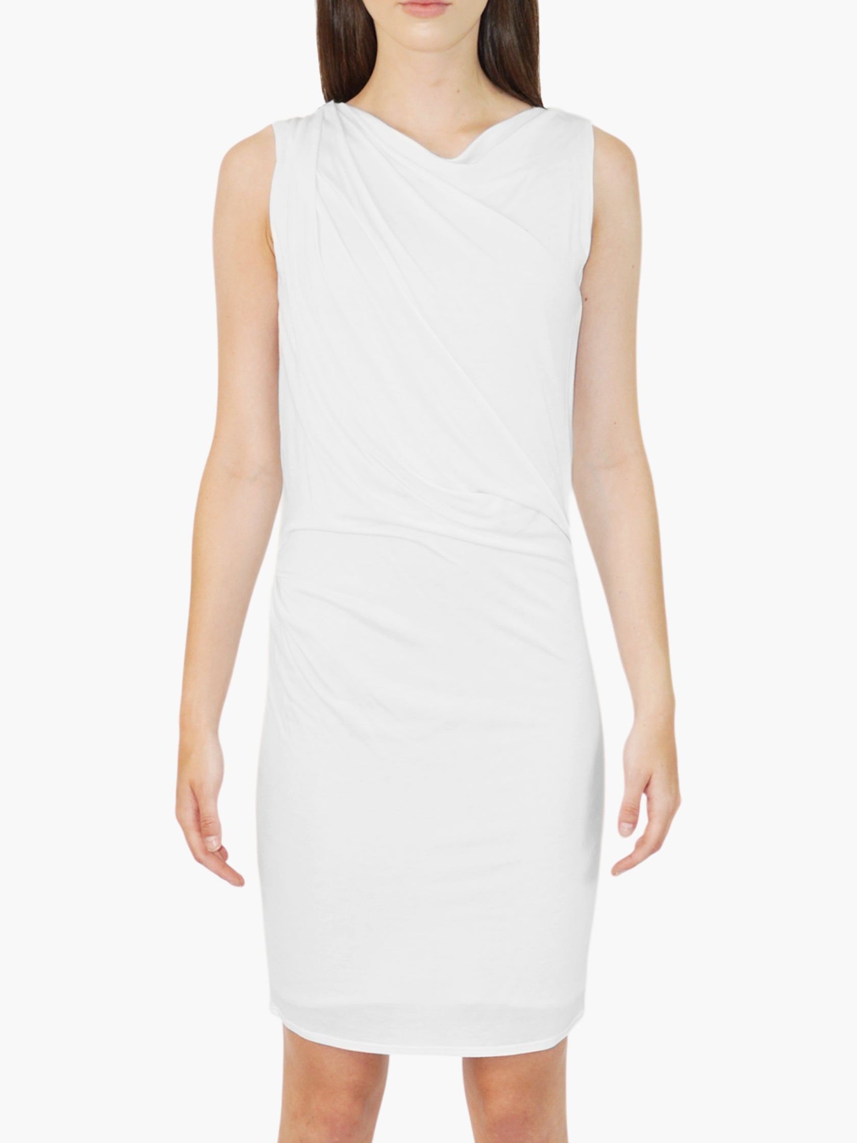 Draped Sleeveless Dress