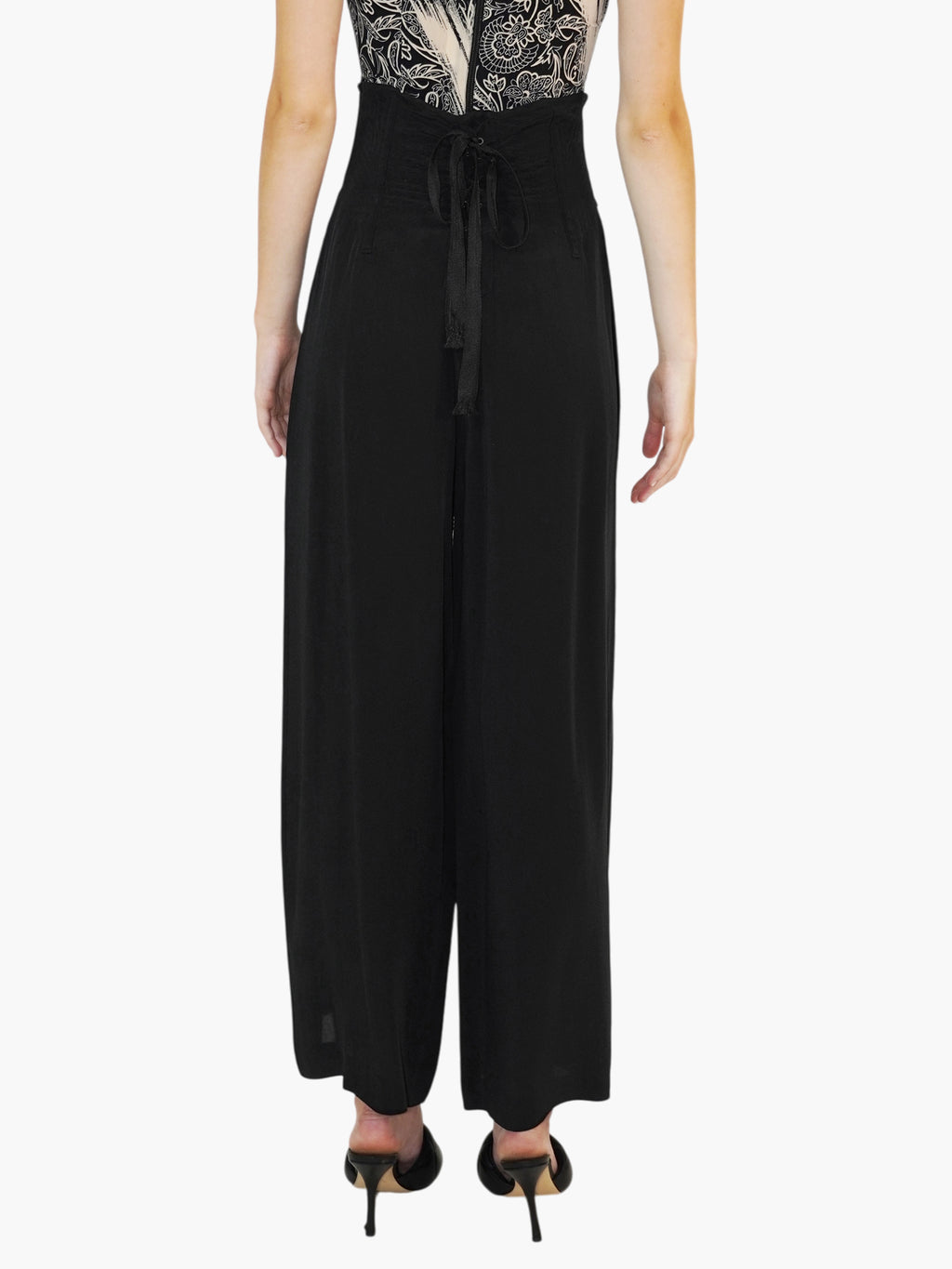 Wide Leg Corset Pants