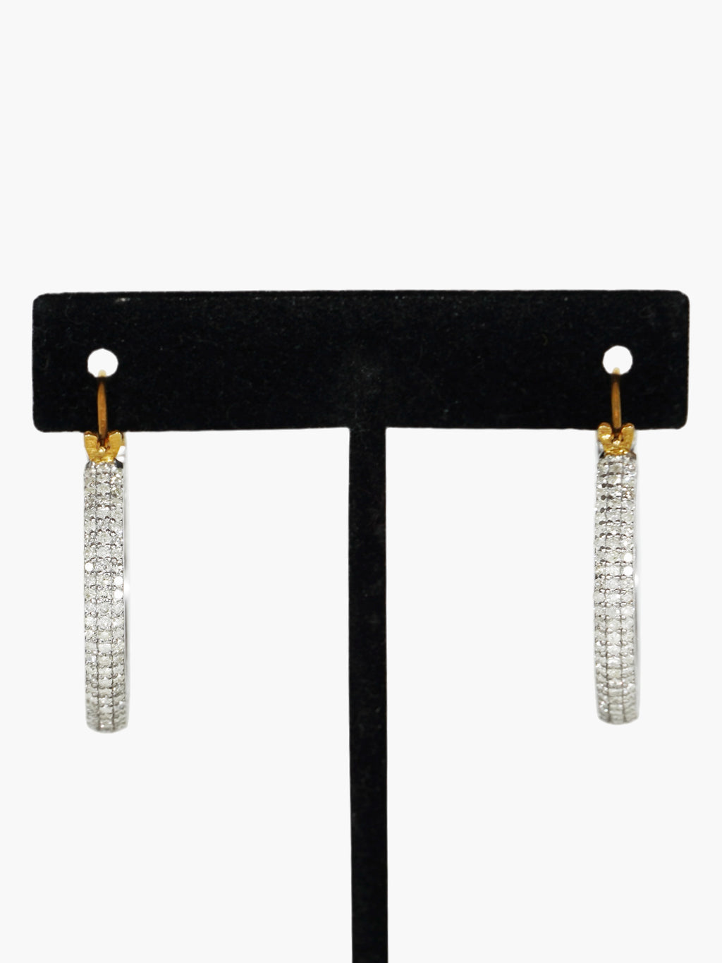 Diamond Hoop Earrings