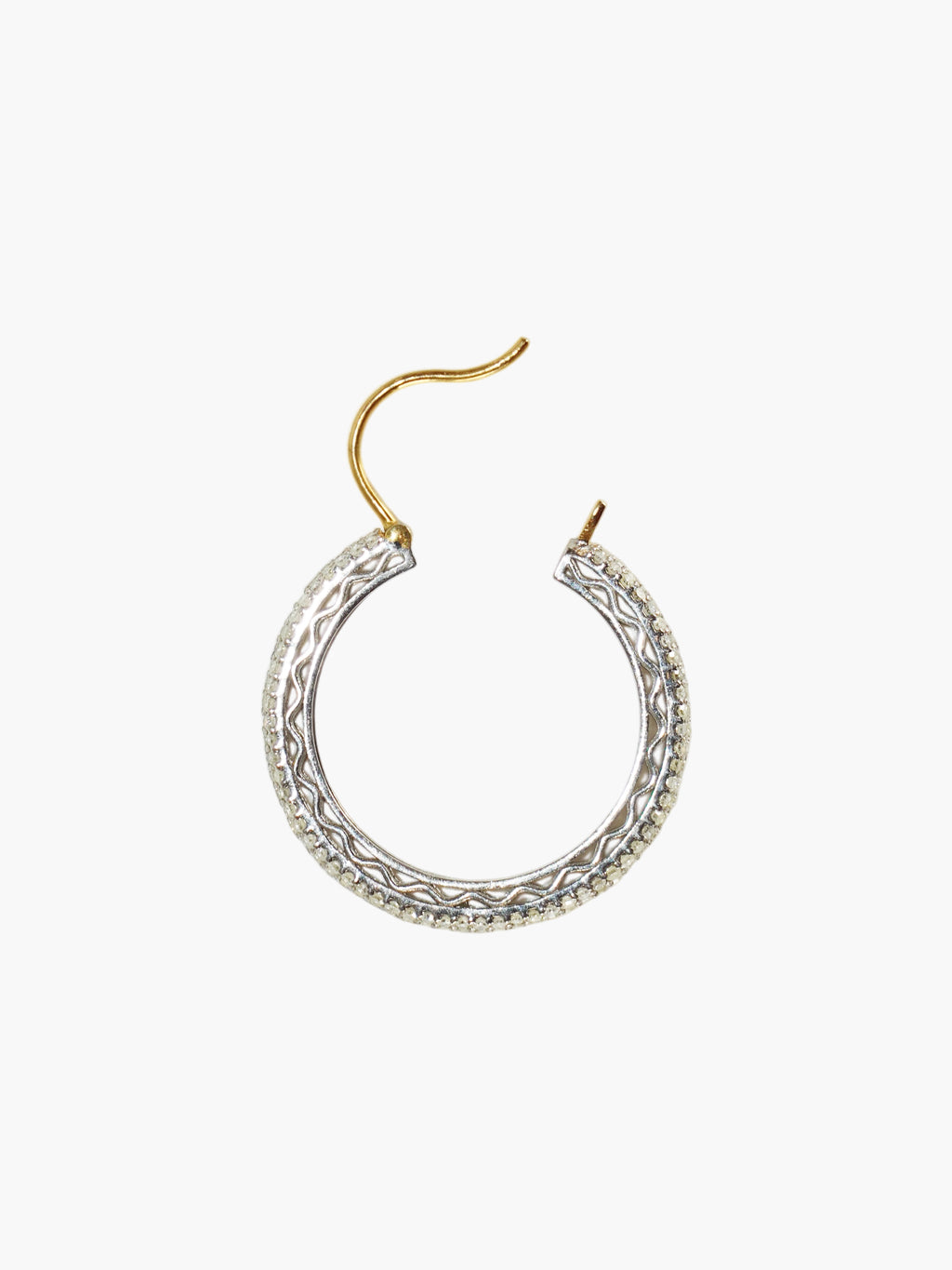 Diamond Hoop Earrings