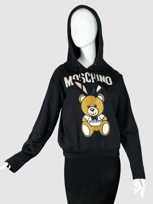 Moschino Couture Teddy Bear Hoodie - Size 10