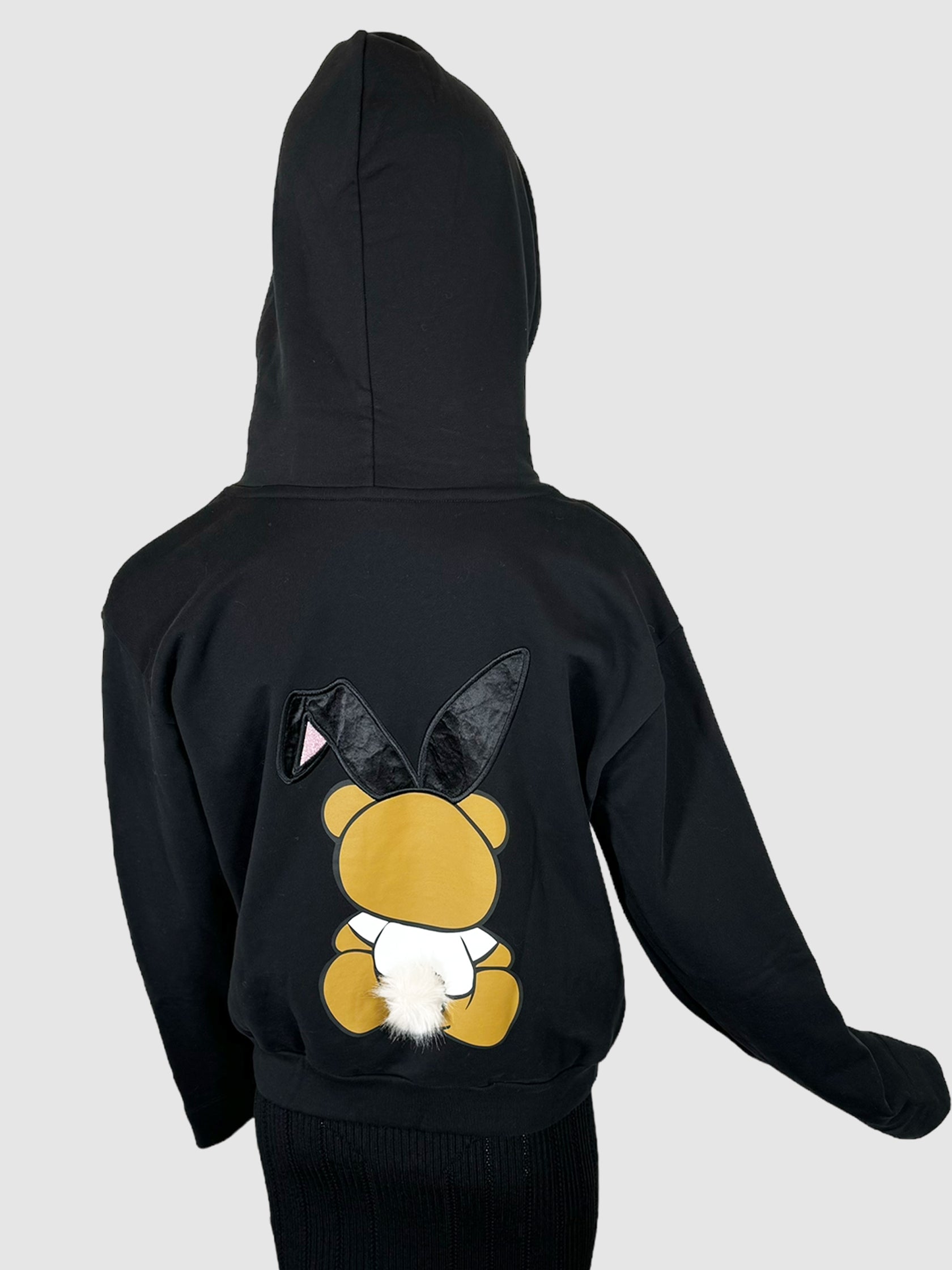 Moschino Couture Teddy Bear Hoodie - Size 10