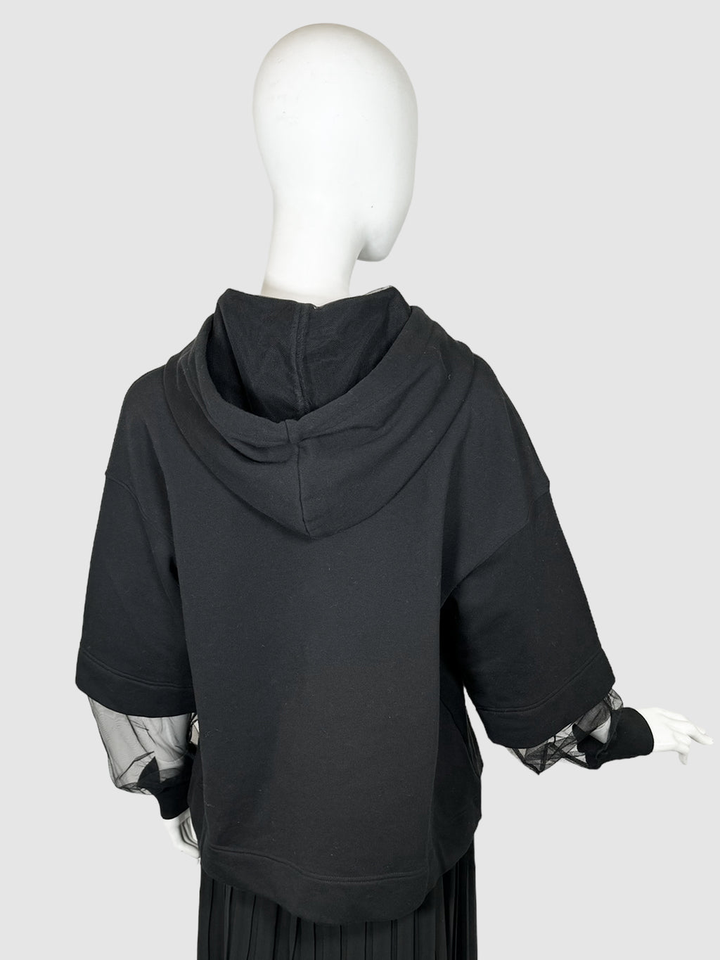 Moschino Crystal Logo Hoodie - Size 10