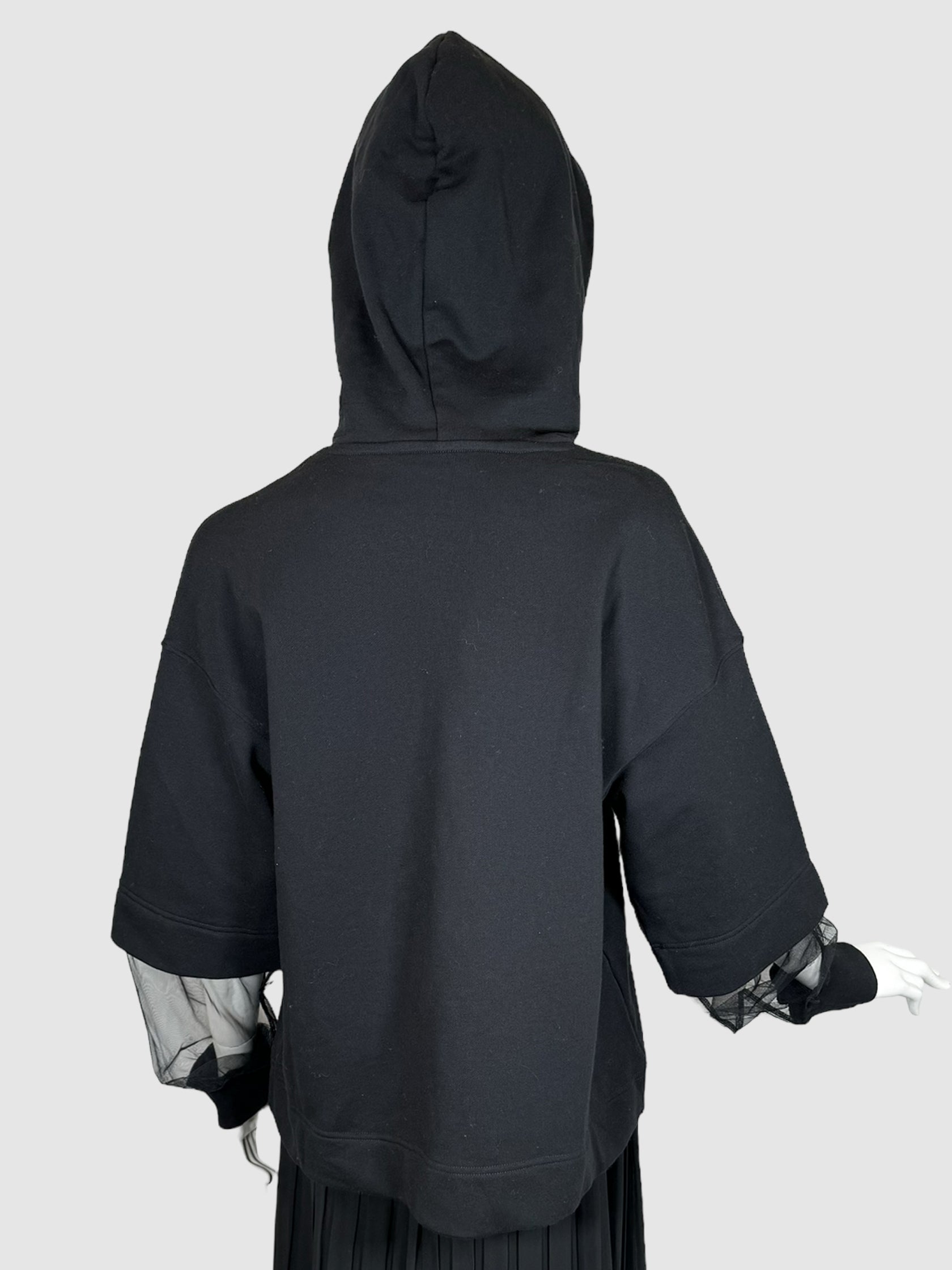 Moschino Crystal Logo Hoodie - Size 10