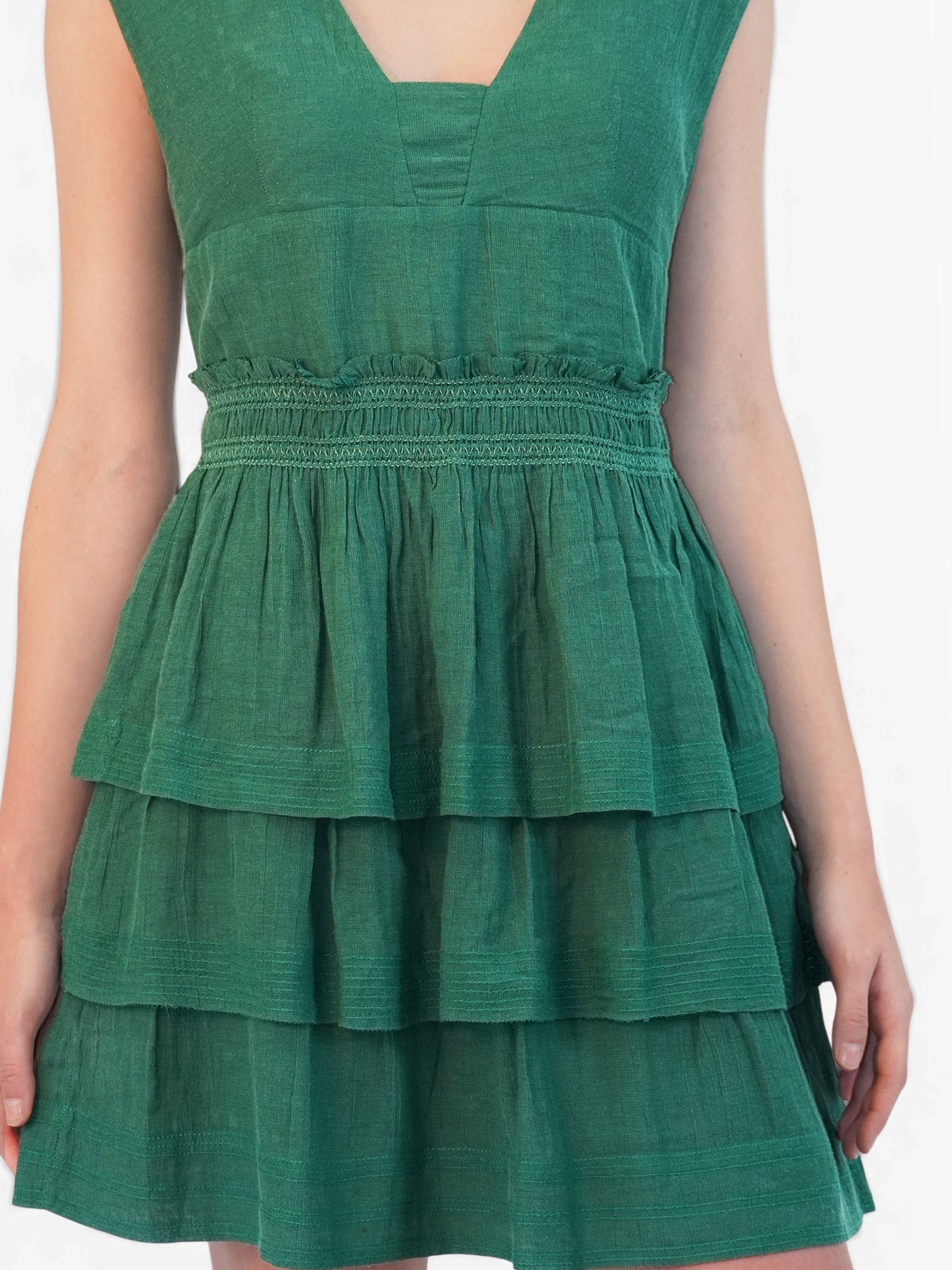 ISABEL MARANT TOILE Kali Flounce Dress Second Nature Boutique ISABEL MARANT TOILE Kali Flounce Dress Second Nature Boutique