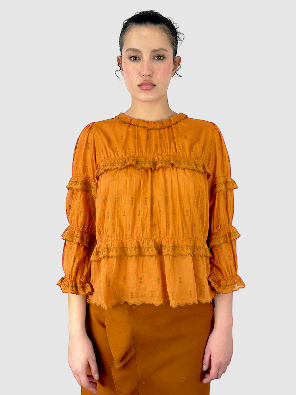 Embroidered Loxley Top