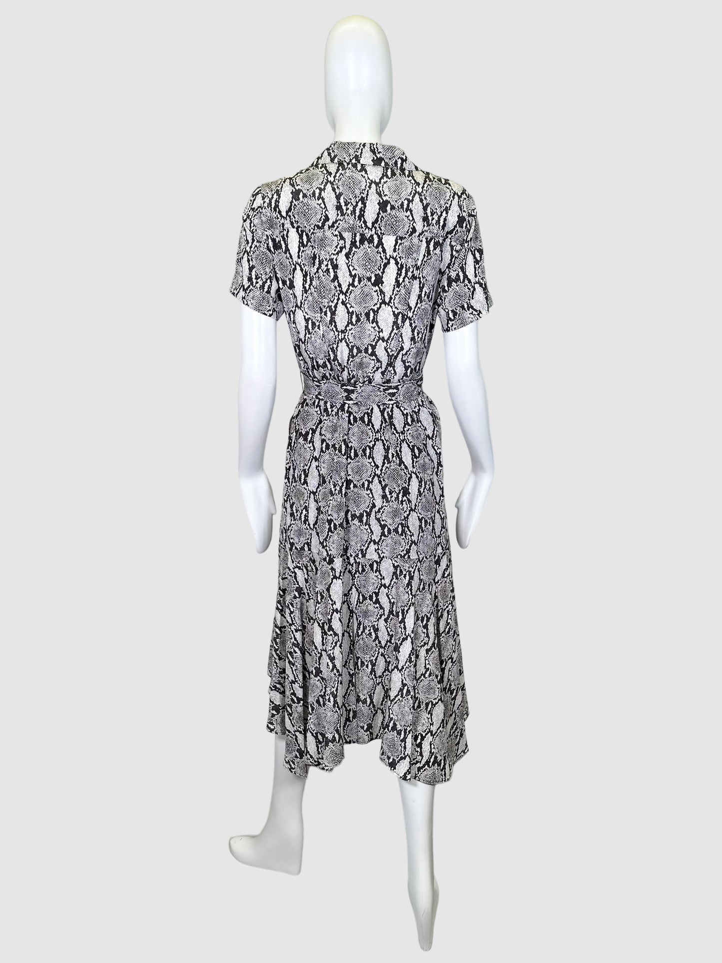 A.L.C. Snake Print Silk Dress - Size 6