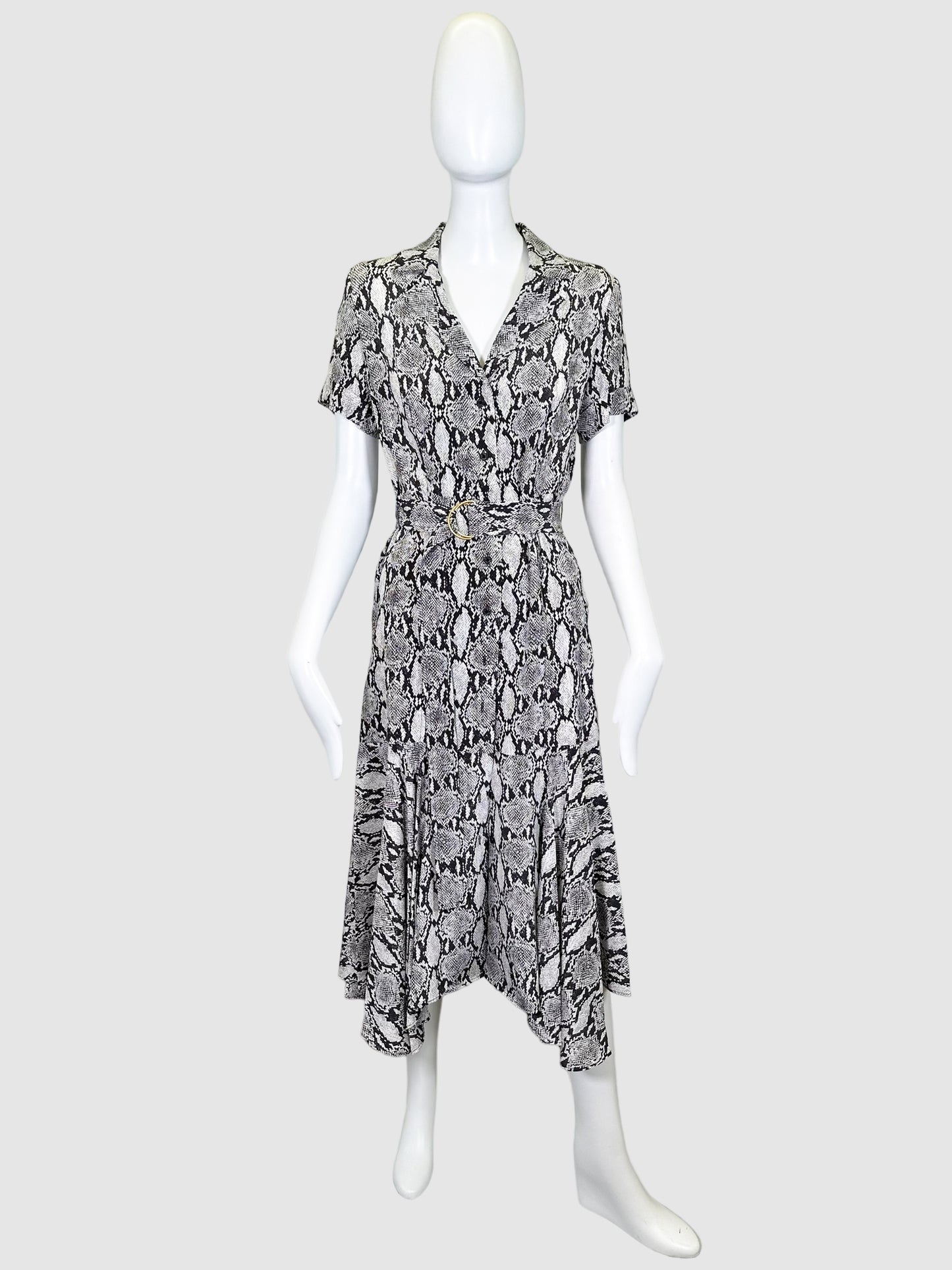 A.L.C. Snake Print Silk Dress - Size 6