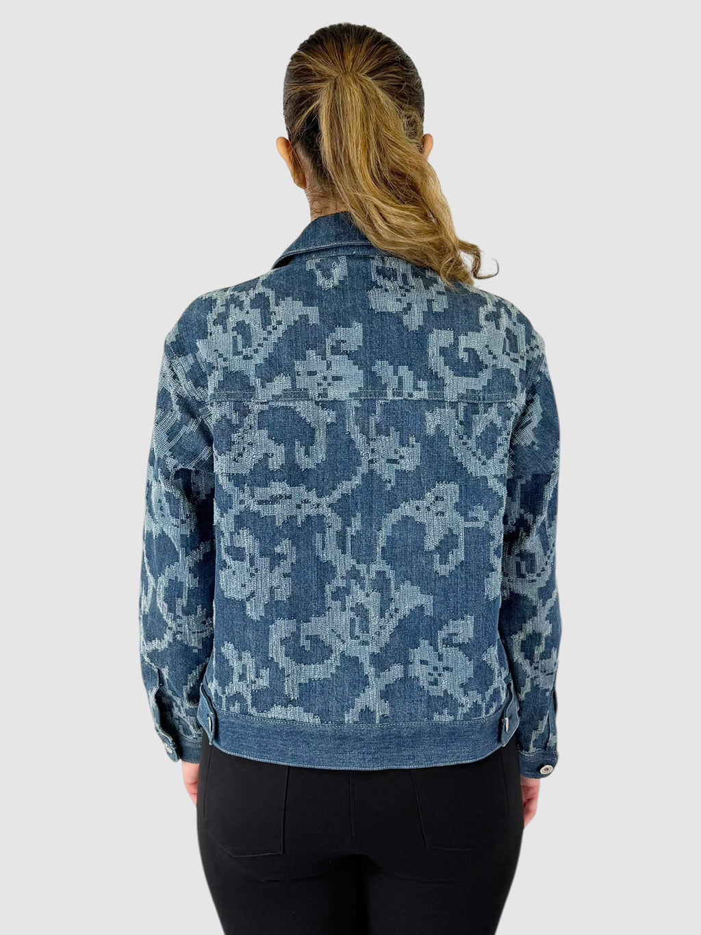 Jacquard Denim Jacket