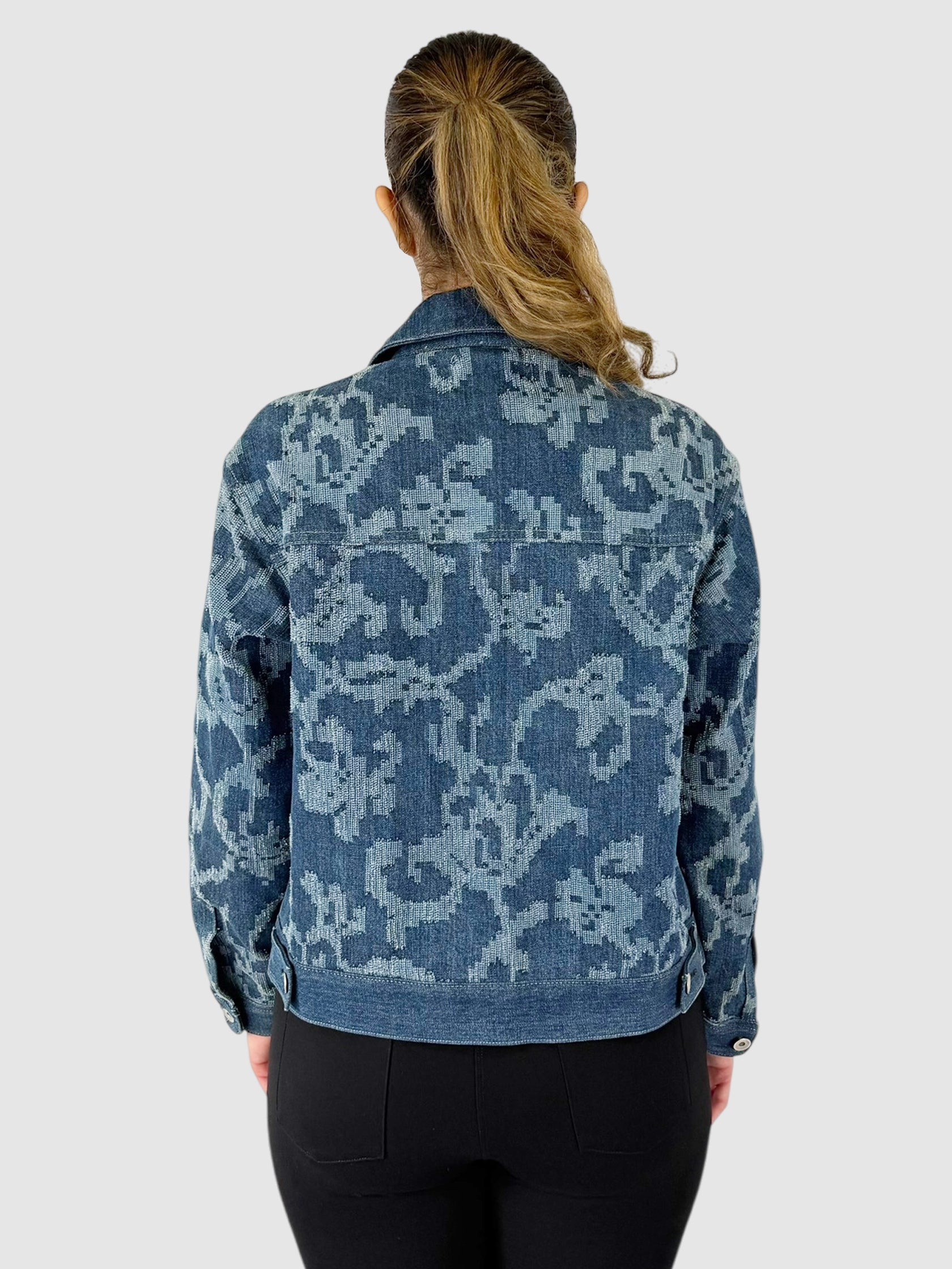 Jacquard Denim Jacket