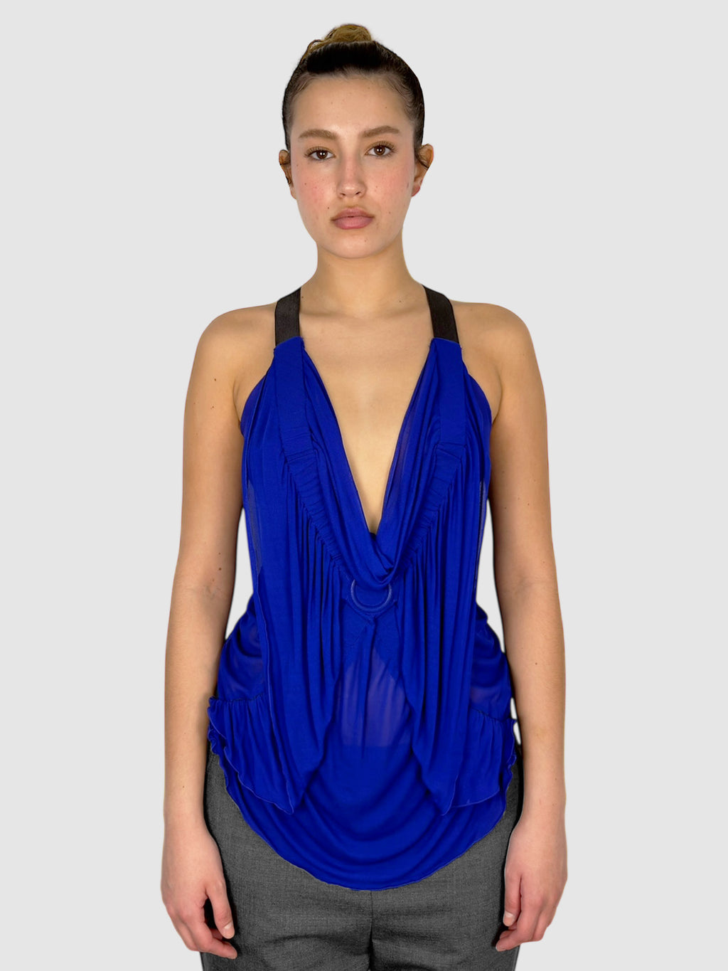 Sheer Draped Top
