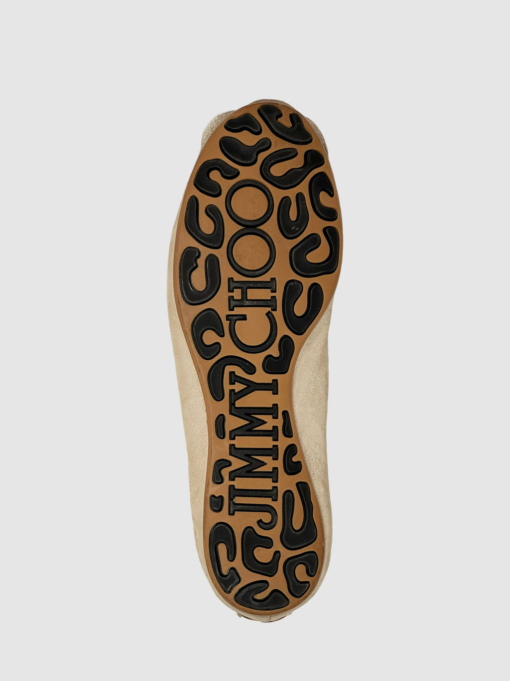 Jimmy Choo Camelia Sparkling Leather Flats - Size 38