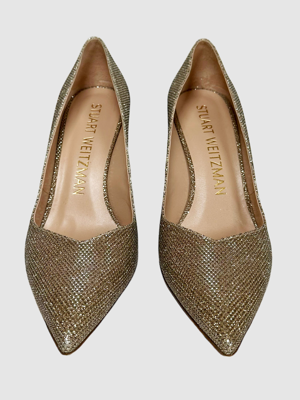 Stuart Weitzman Gold Pumps - Size 38