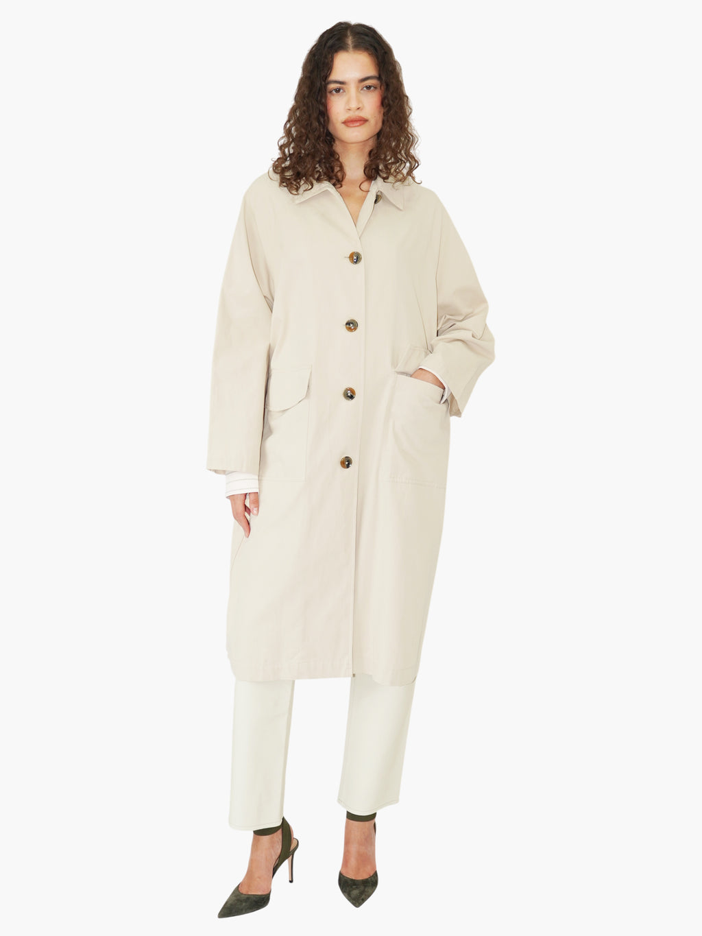 Single-Breasted Trench Coat