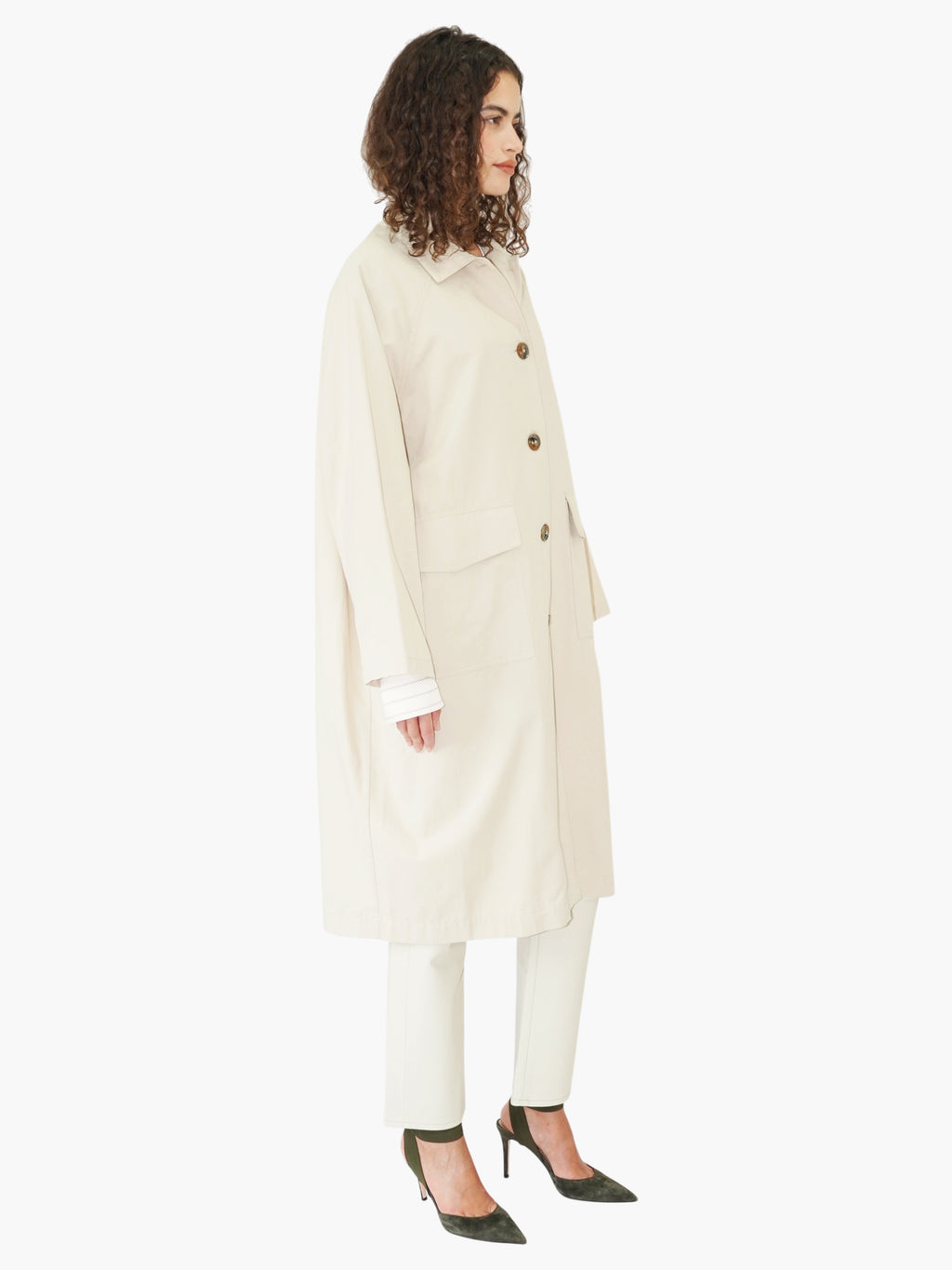 Single-Breasted Trench Coat