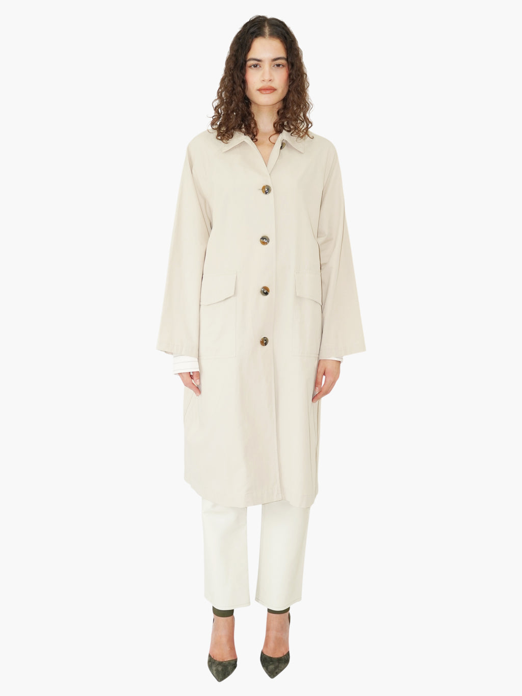 Single-Breasted Trench Coat