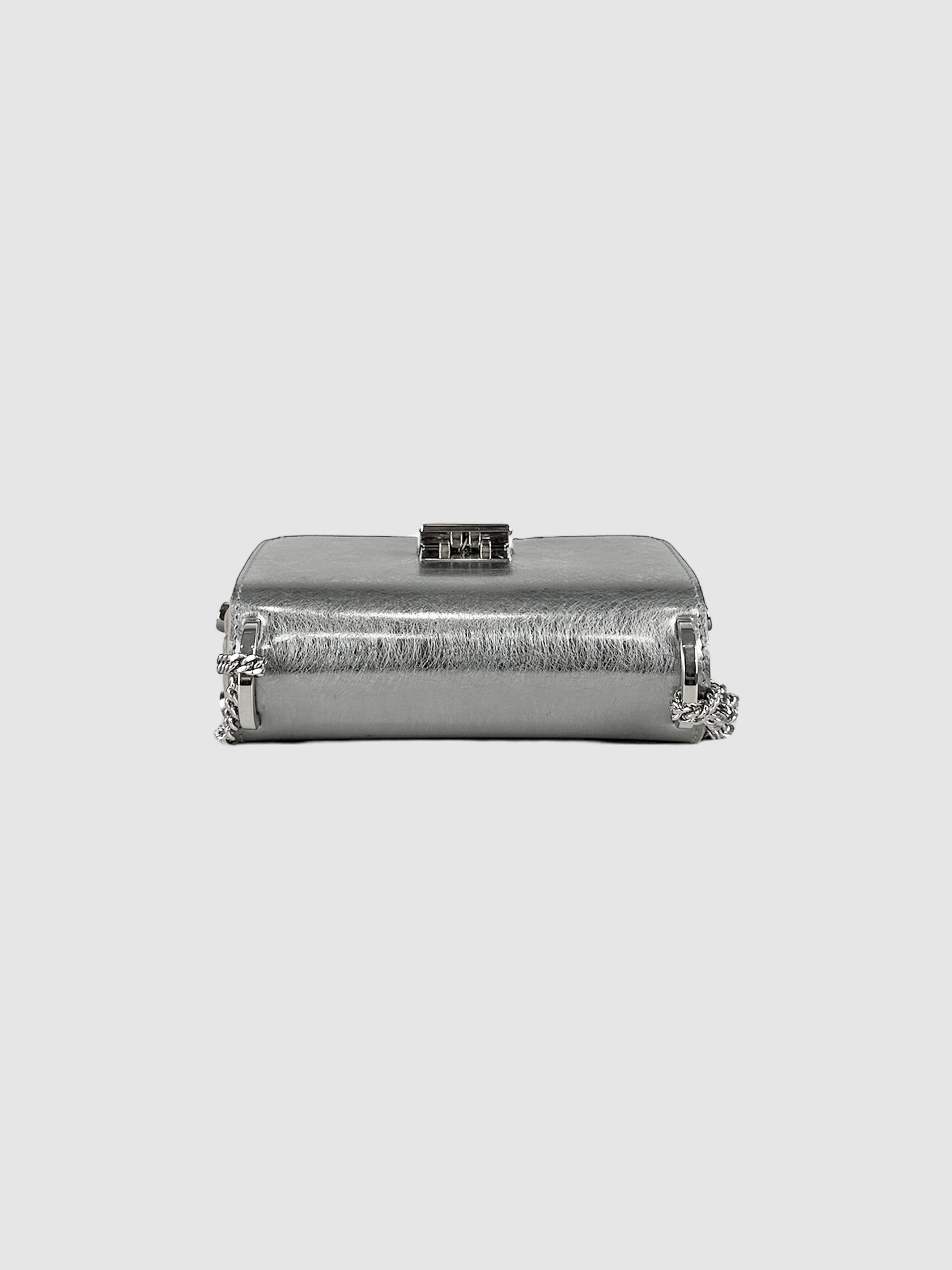 Metallic Lockett Bag