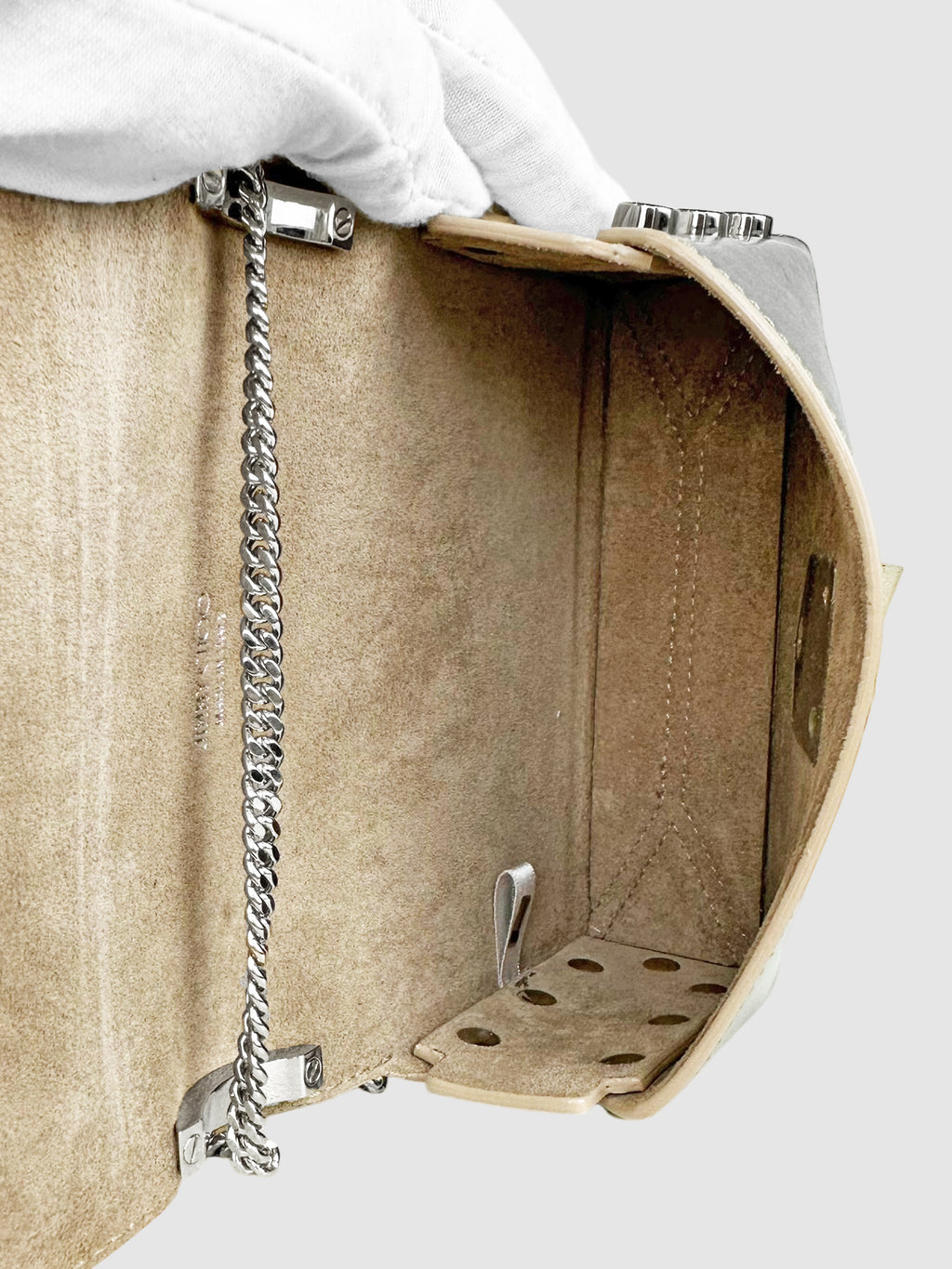 Metallic Lockett Bag