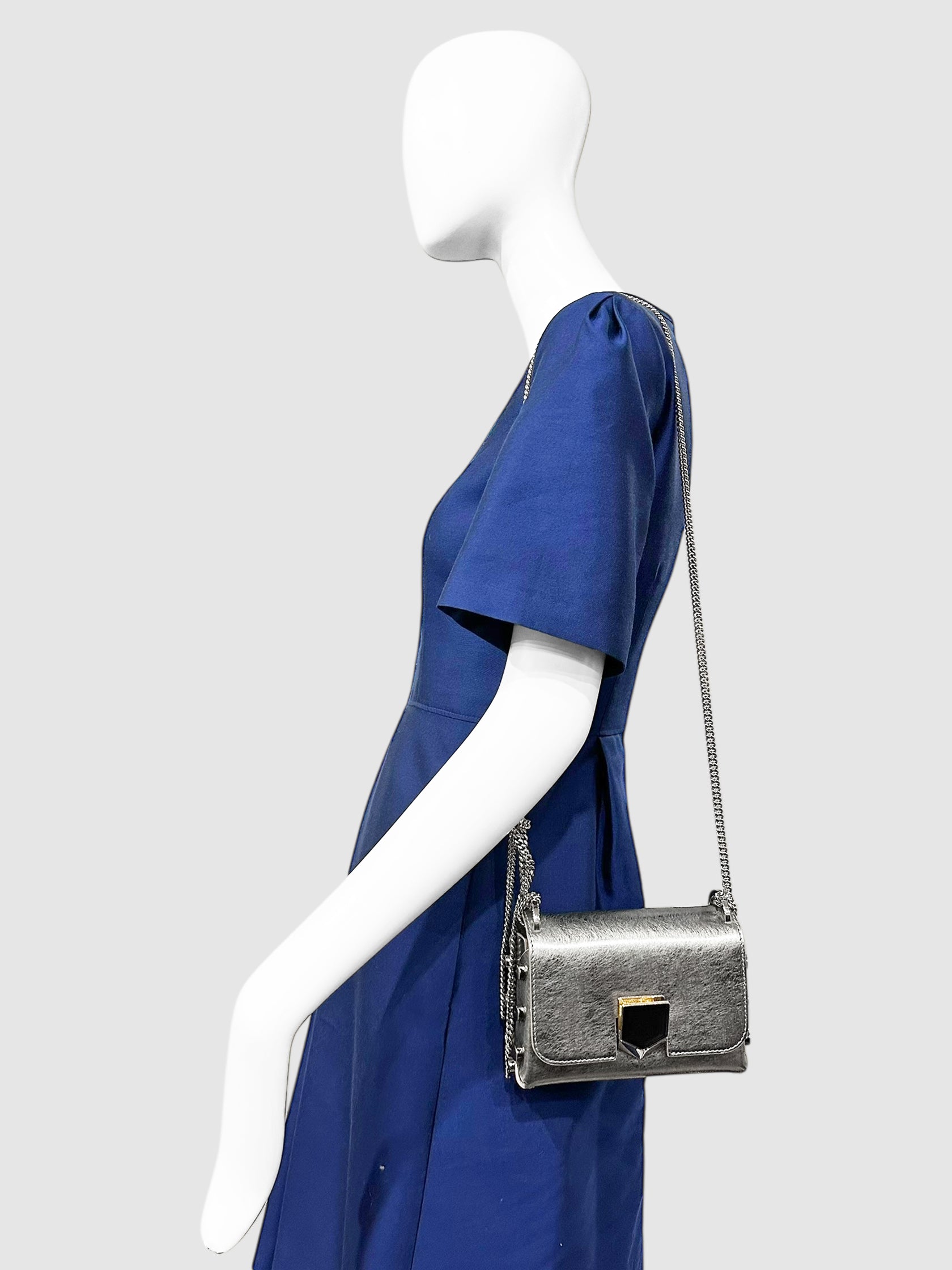 Metallic Lockett Bag