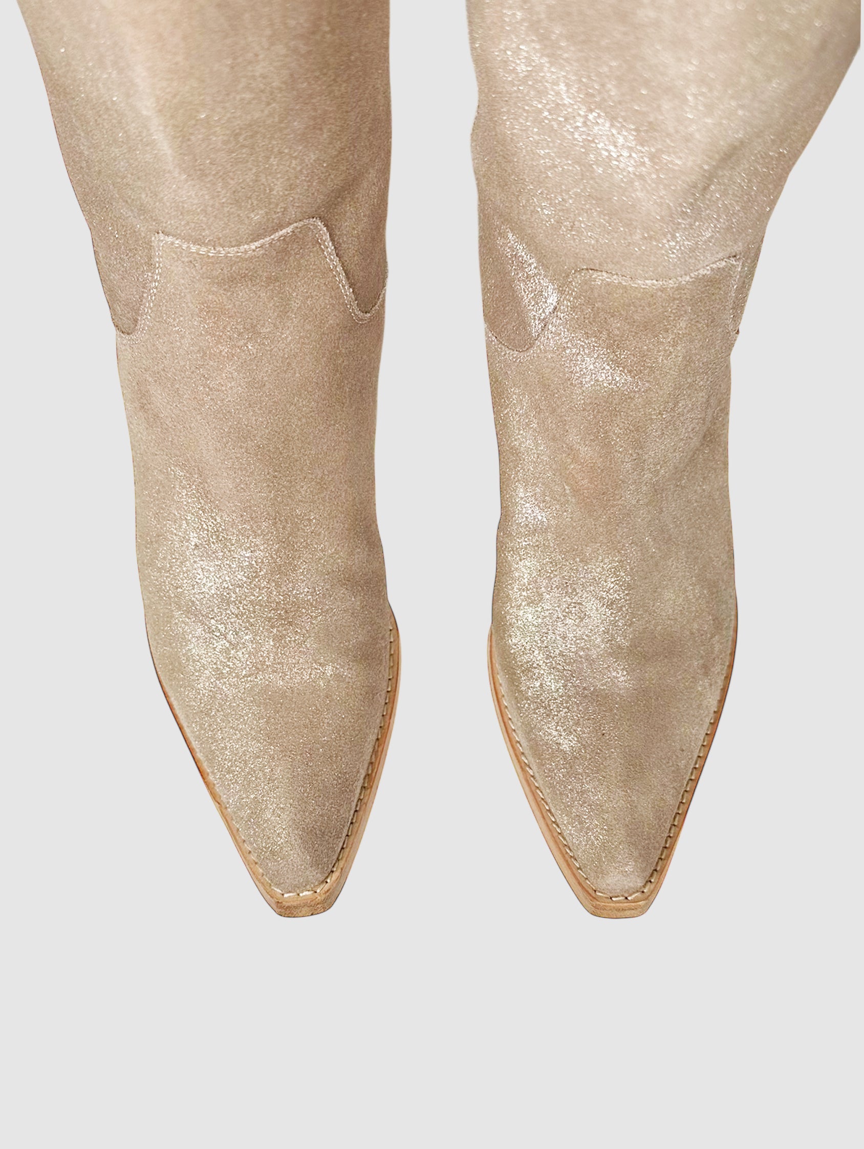 Metallic Cowboy Boots