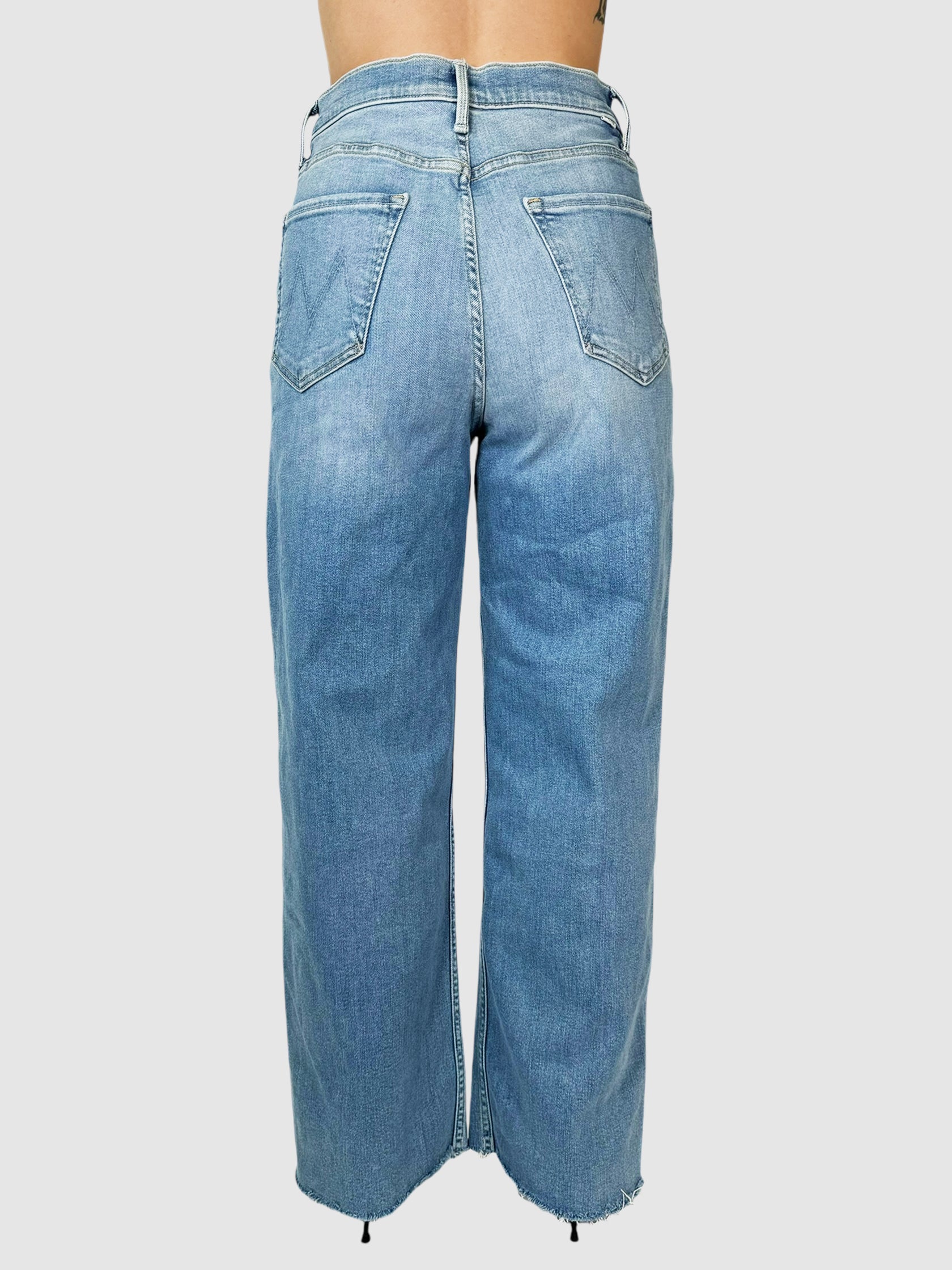 Spinner Ankle Fray Jeans - Size 28