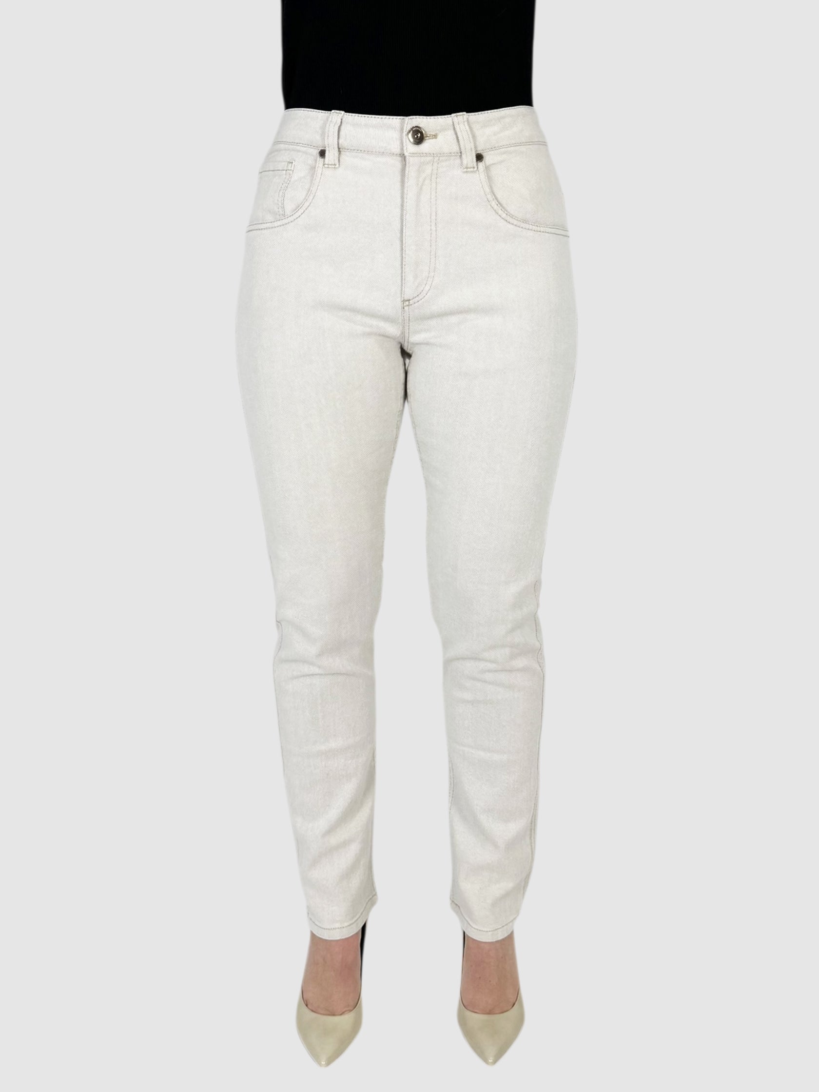 Tapered High-Rise Jeans