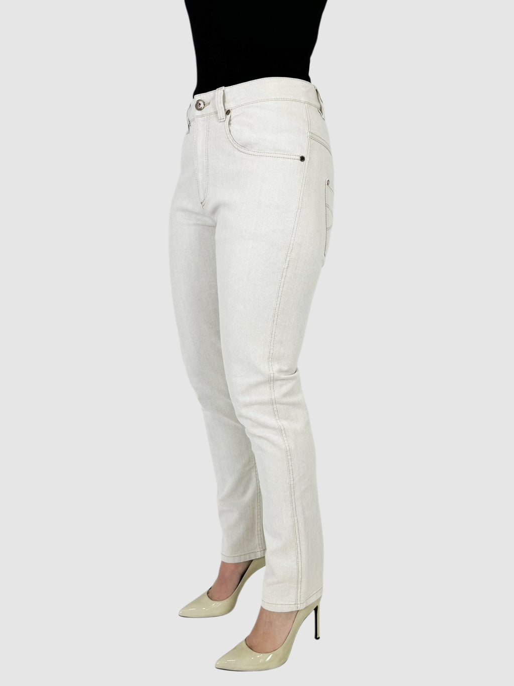 Tapered High-Rise Jeans