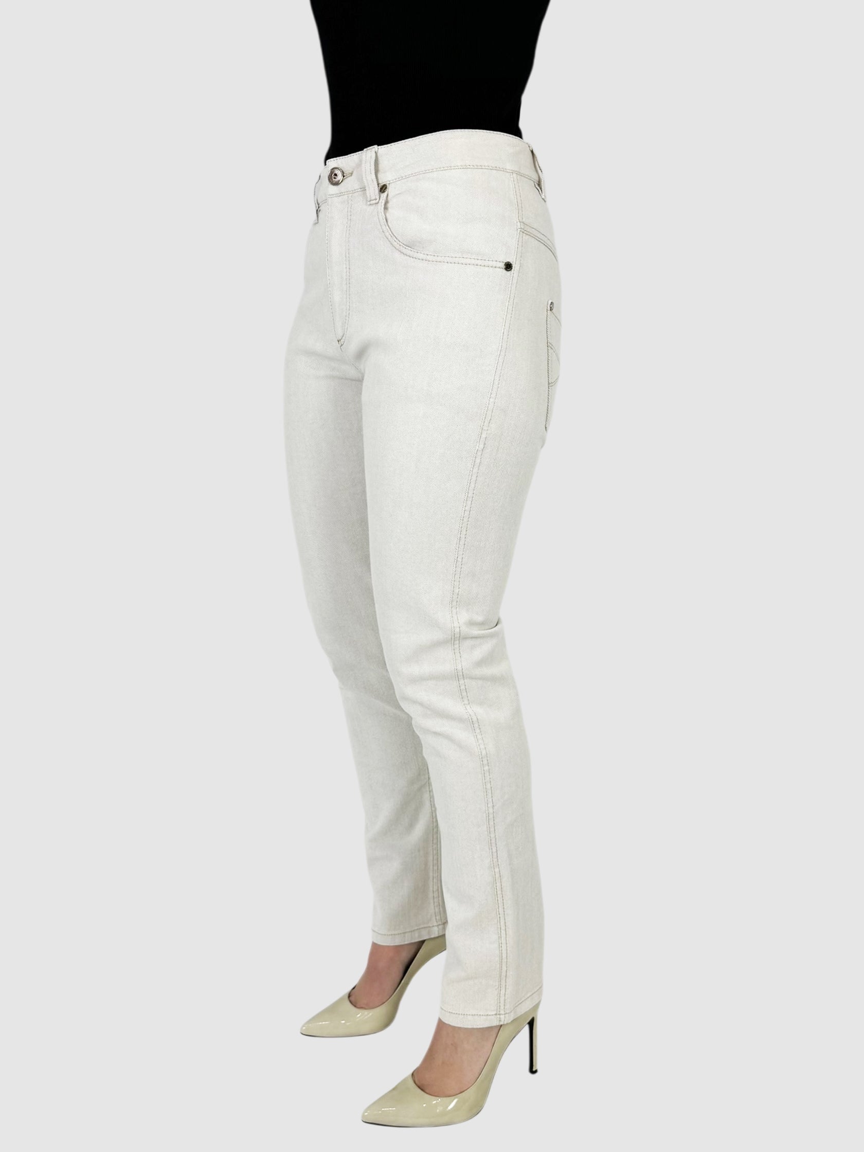 Tapered High-Rise Jeans