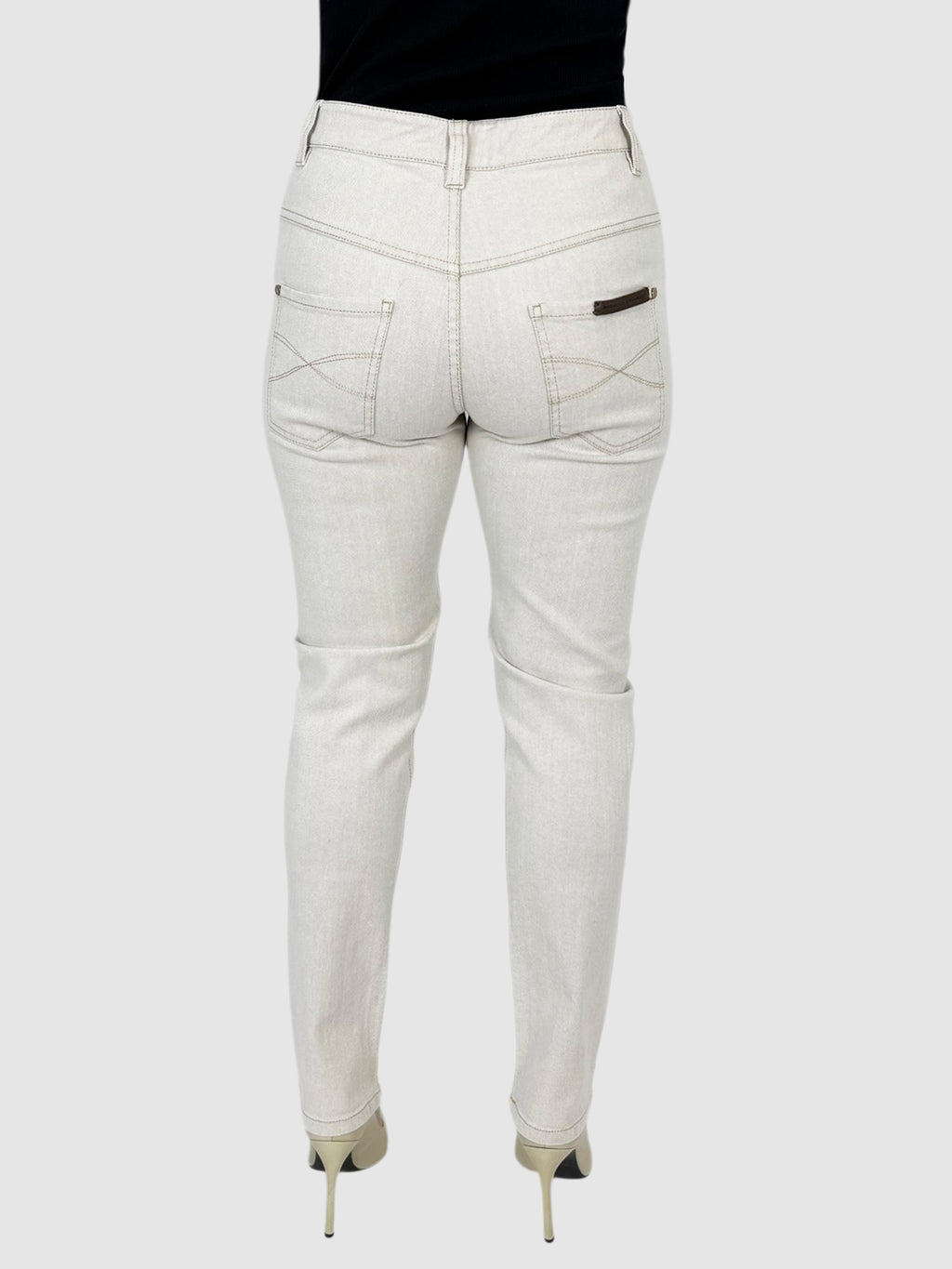 Tapered High-Rise Jeans