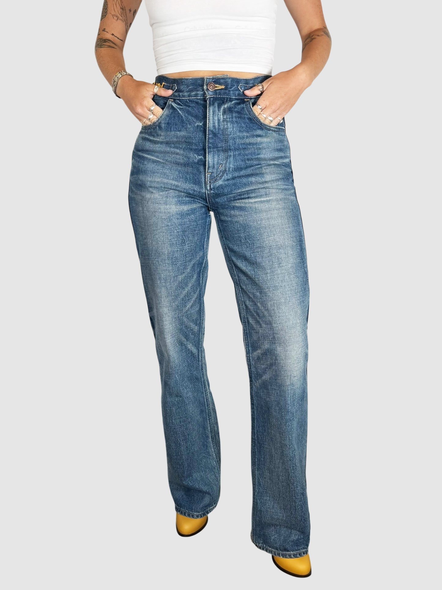 Triomphe Chain Jeans