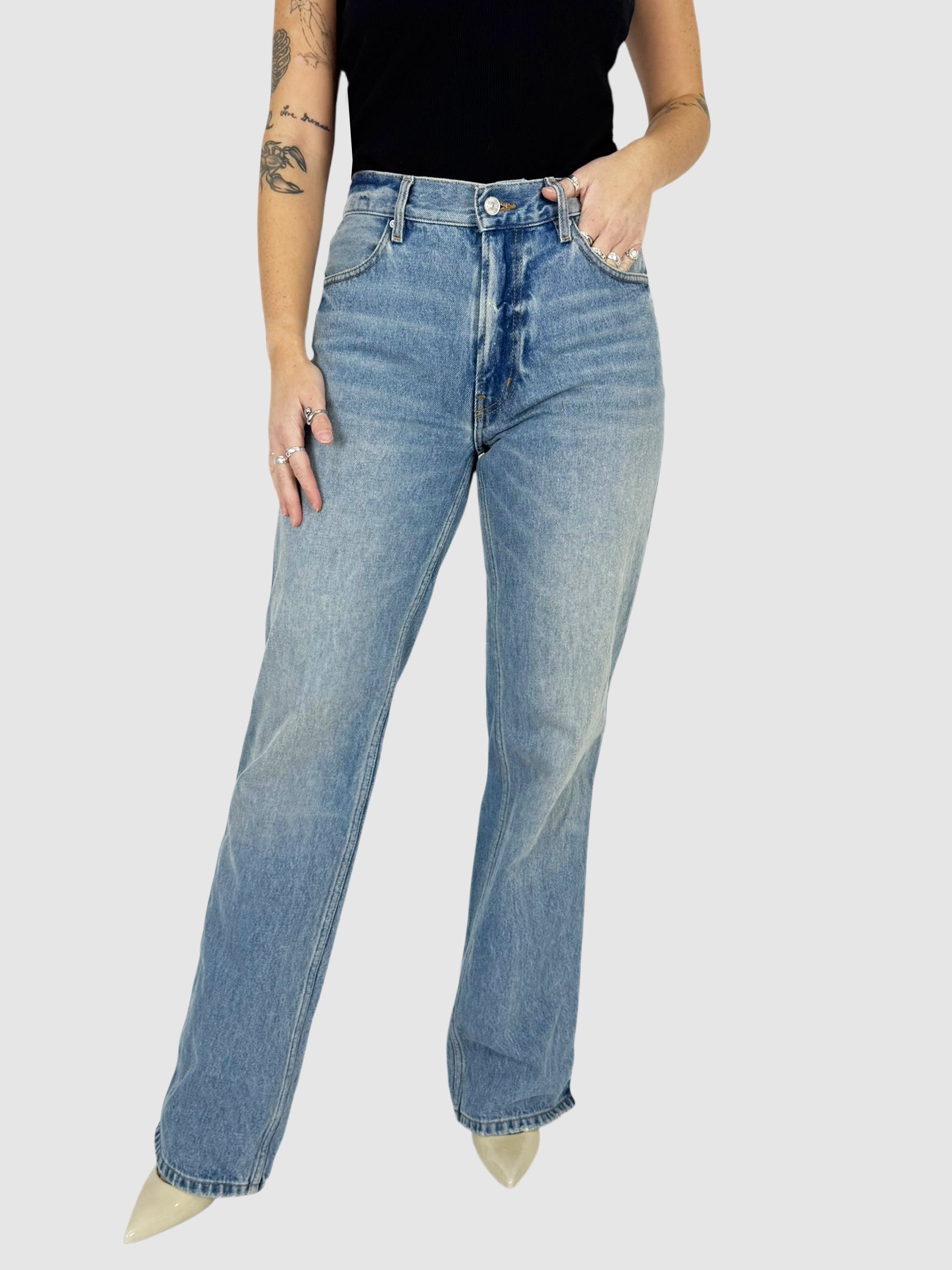 Side Zip Jeans