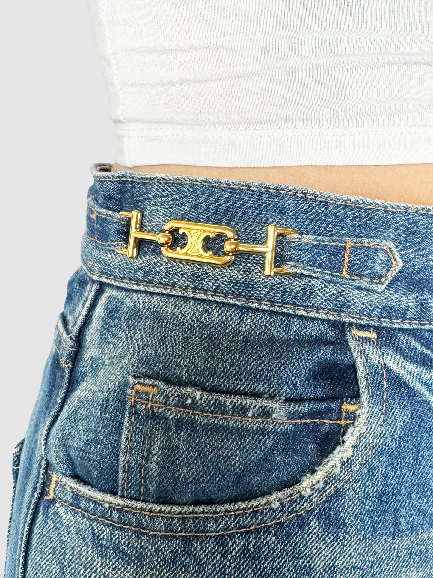 Triomphe Chain Jeans