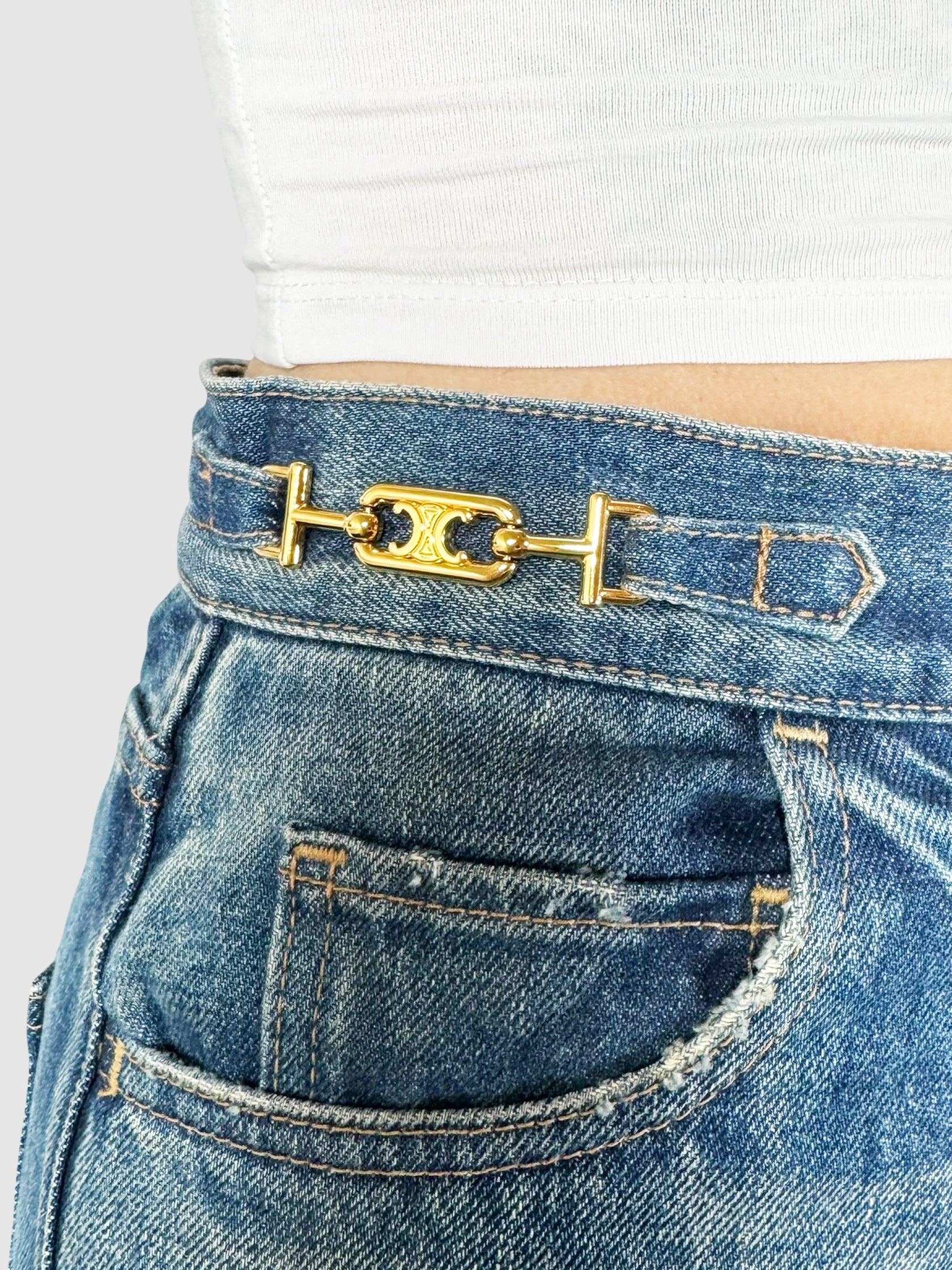 Triomphe Chain Jeans