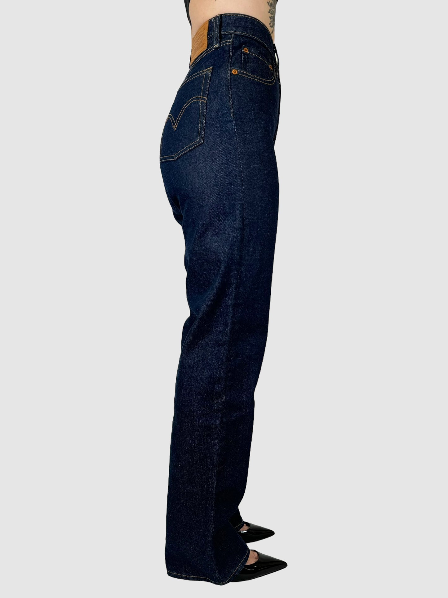 Ribcage Straight Ankle Jeans - Size 29