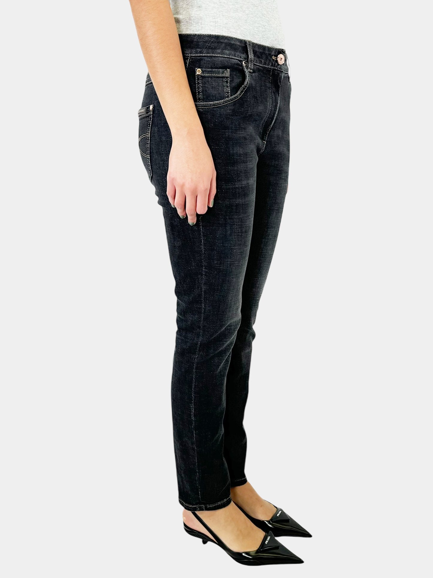 Mid Rise Skinny Jeans - Size 10