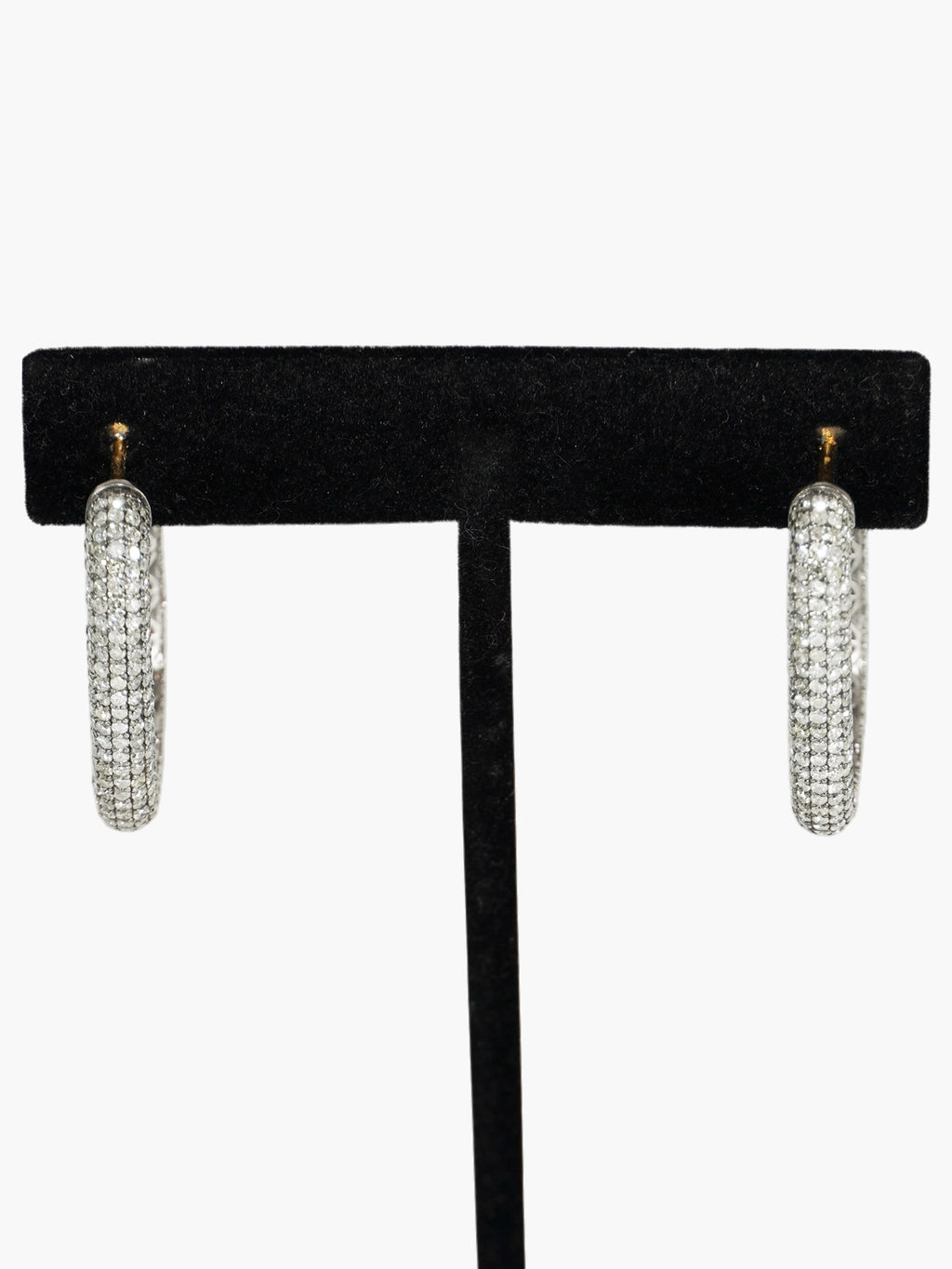 Diamond Hoop Earrings