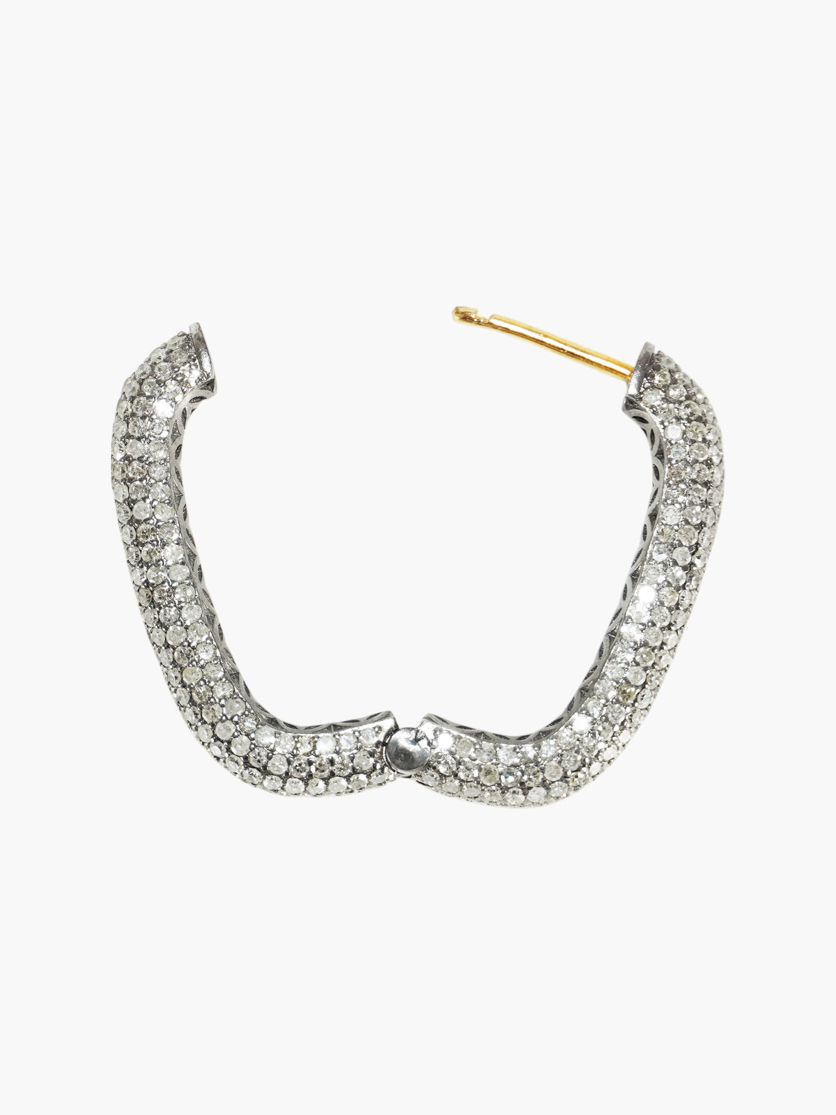 Diamond Hoop Earrings